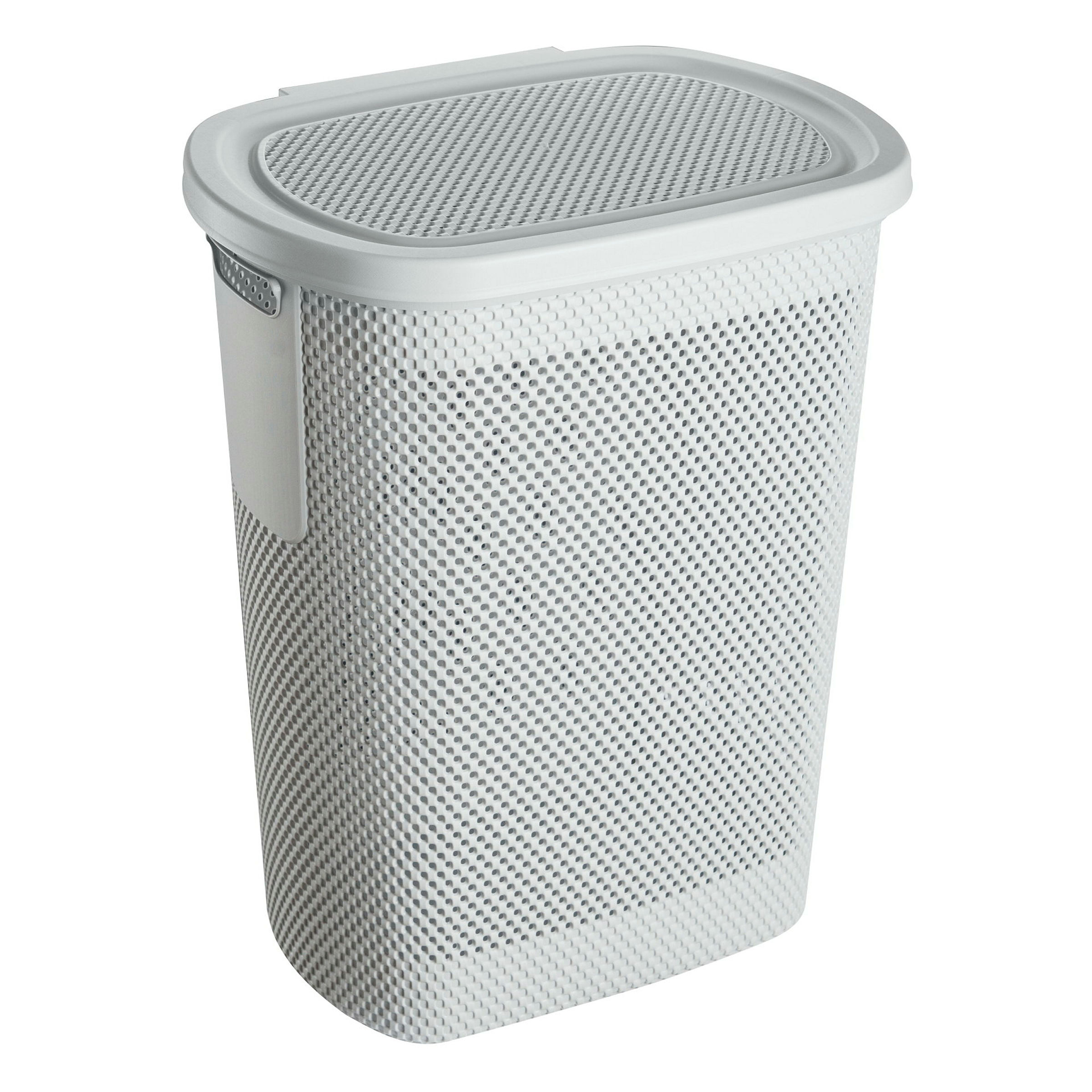 keeeper Wäschebox in Strick-Optik, 47,5 x 36 x 57,5 cm, Arne, Grau