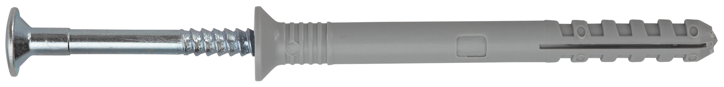 Nageldübel vormontiert mit Senkbund 8 x 80, Nylon / Stahl