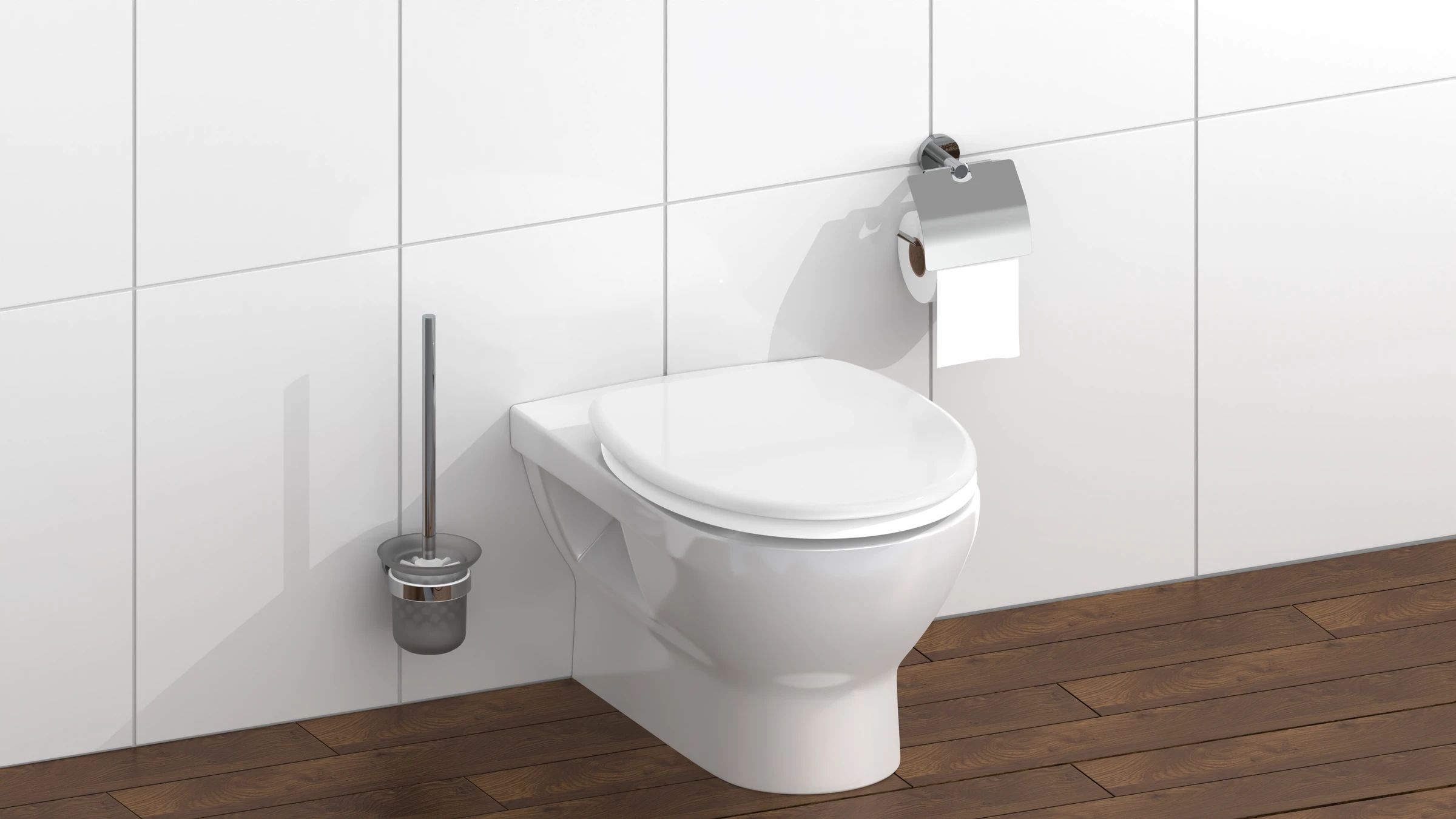 Duroplast WC-Sitz WHITE, mit Absenkautomatik