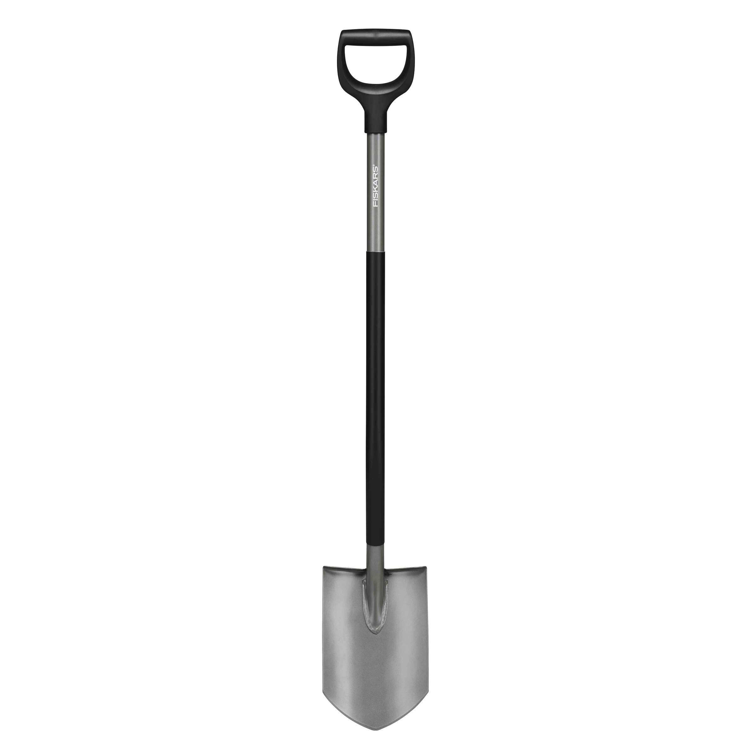 Fiskars Ergonomic Spaten Spitz Grey Ergonomic Spaten Spitz Grey