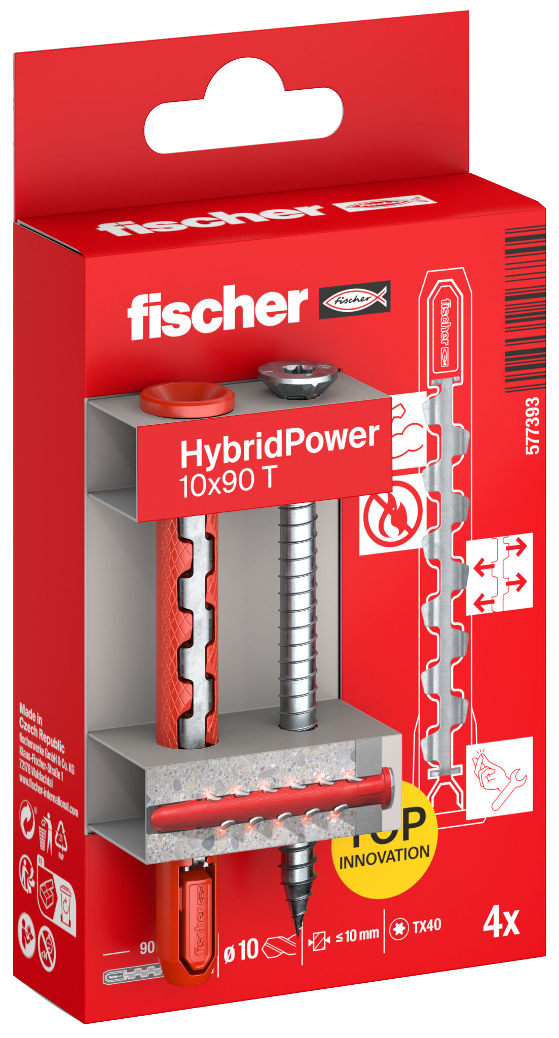 fischer HybridPower 10 x 90 T K