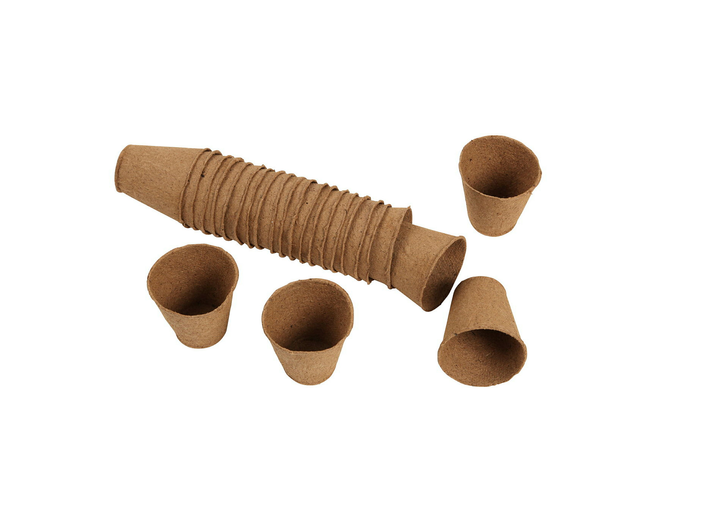 Anzuchttöpfe Classic, Ø 6 cm, H: 6,5 cm, 24 Stück, rund