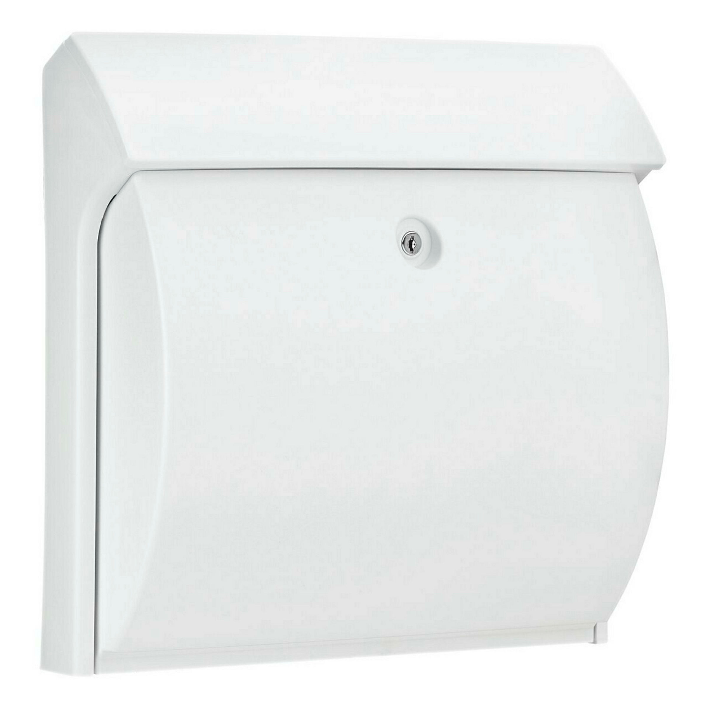 Kunststoff-Briefkasten Classico 4931 W weiss