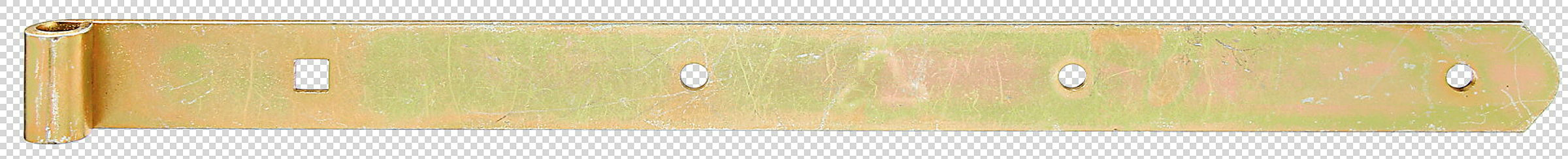 Ladenband gerade Abschluss abgerundet 400x30Ø10 verzinkt