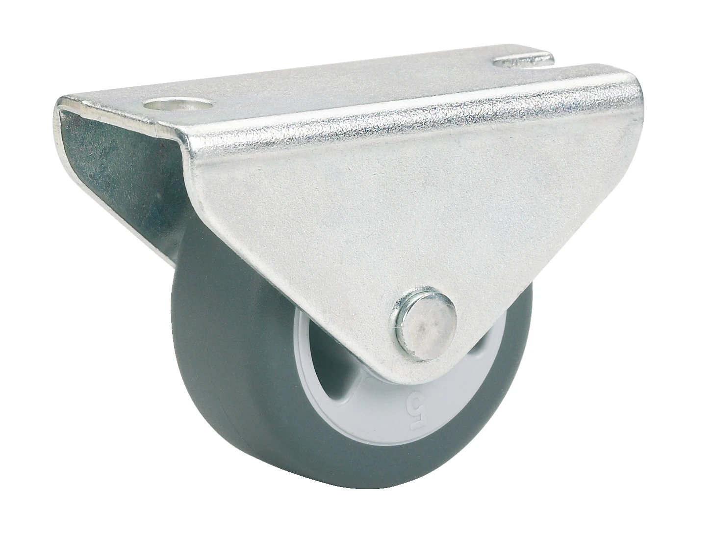 Möbel-Bockrolle, Softrad, 30x14 mm, Tragkr. 35 kg