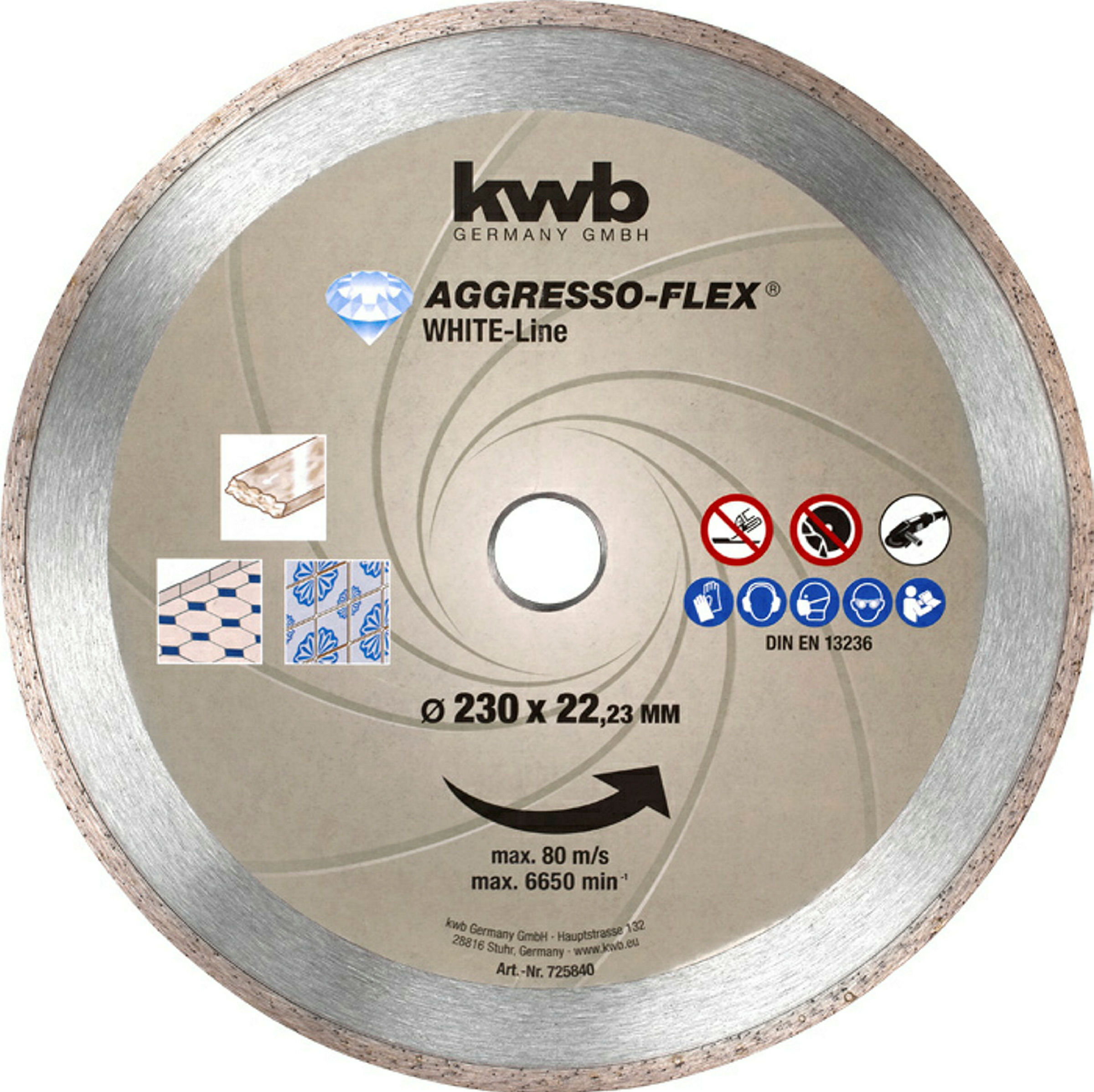 AGGRESSO-FLEX® White-Line DIAMANT Trennscheiben, ø 230 mm