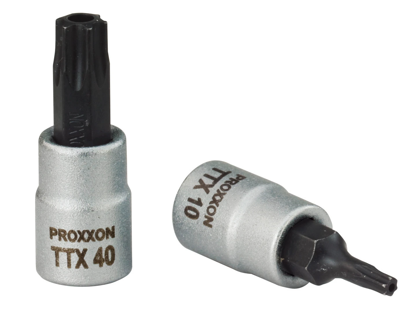 PROXXON-1/4'' TTX-Einsatz T 20 mit Stirnbohrung