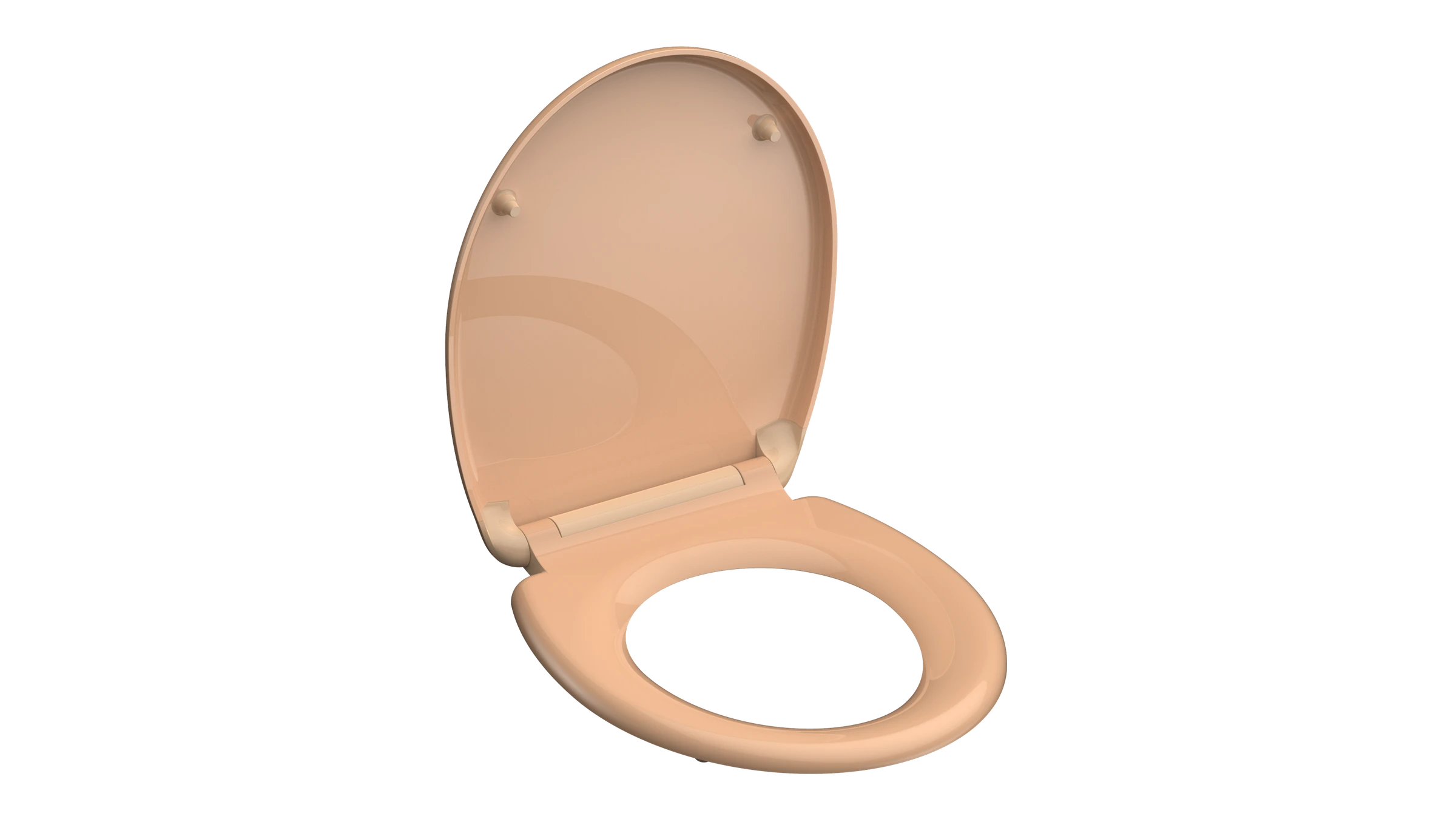 Duroplast WC-Sitz BEIGE, mit Absenkautomatik und Schnellverschluss