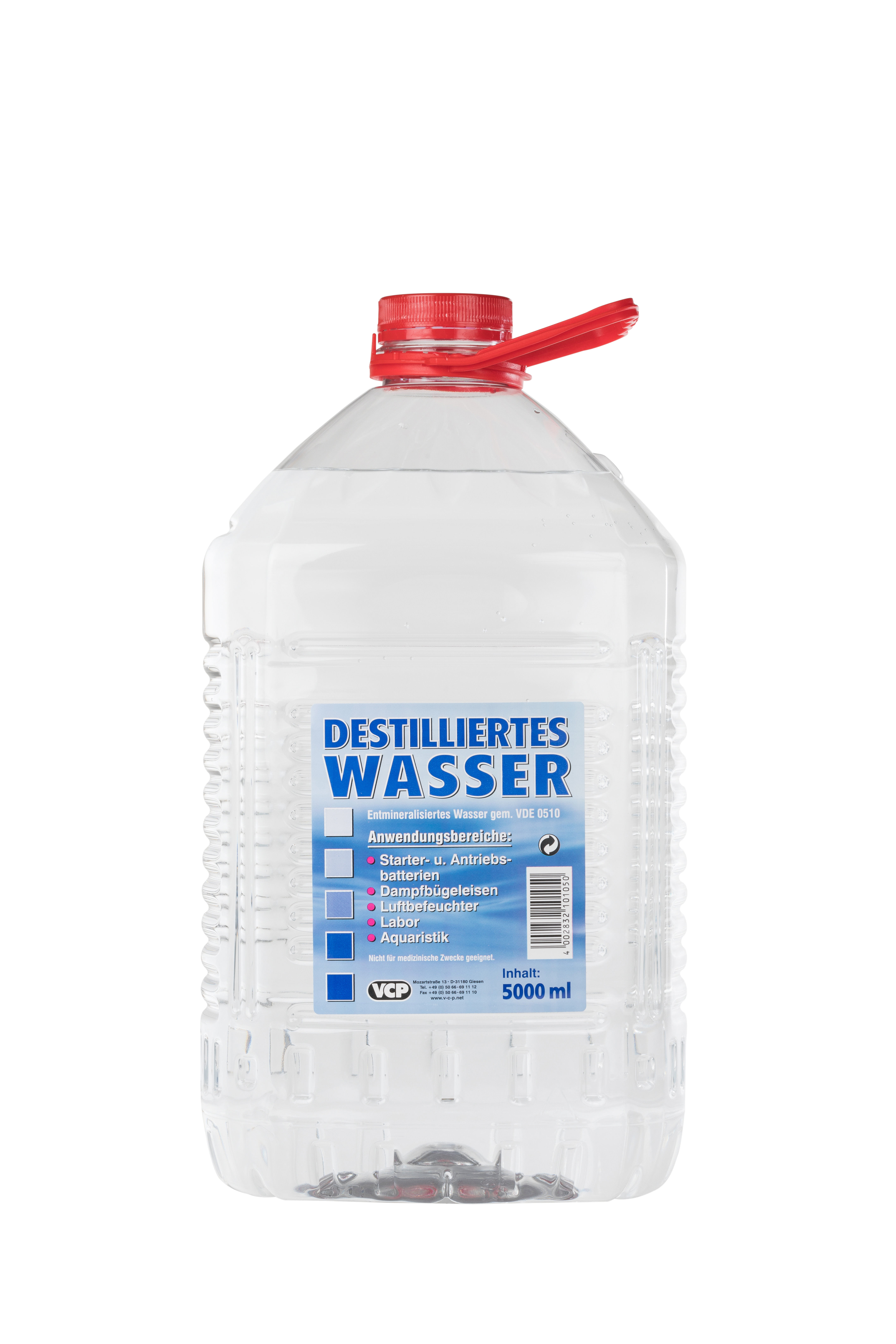 Klax Destilliertes Wasser 5L