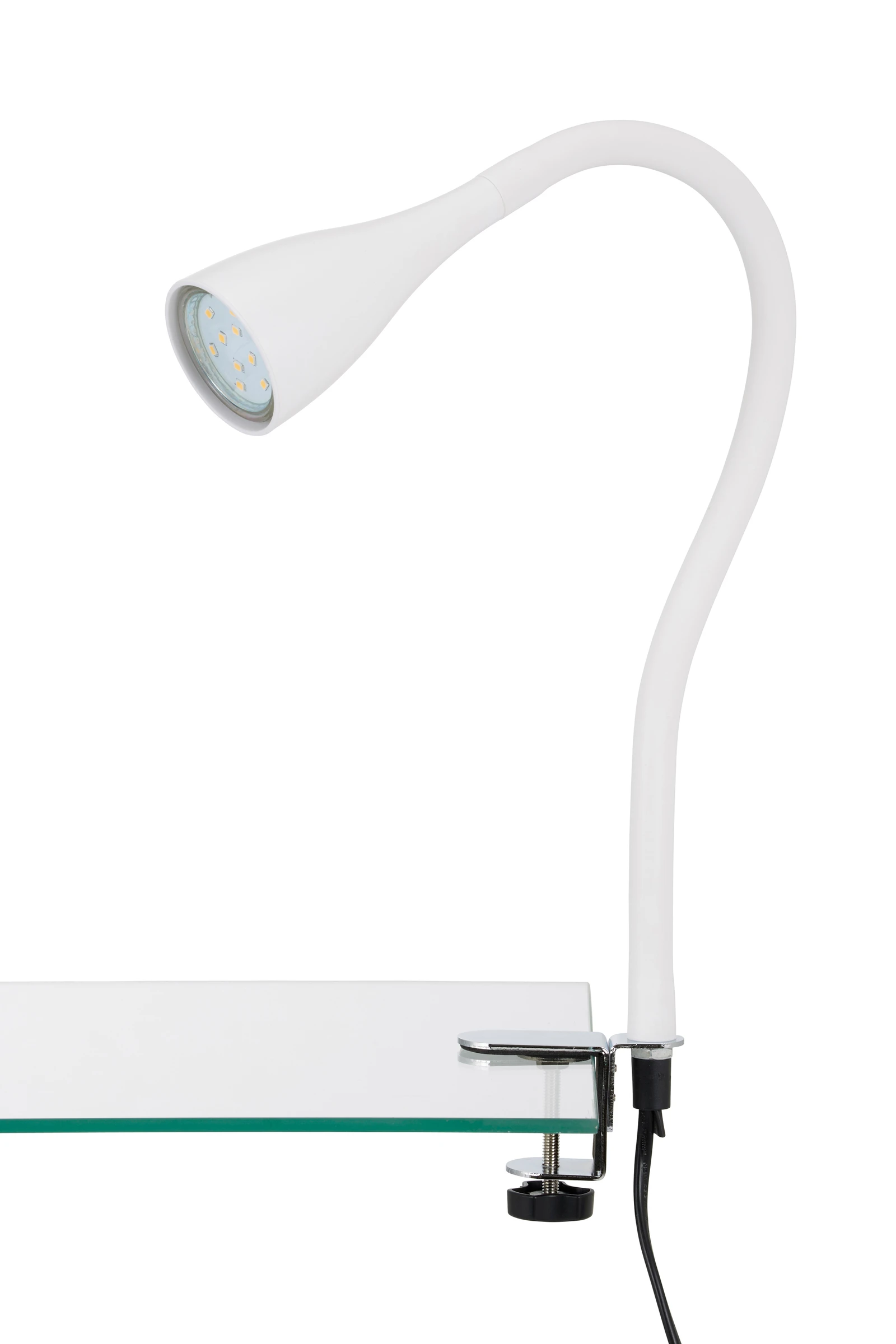 LED Klemmleuchte, weiss, 1xLED/GU10/2,9W
