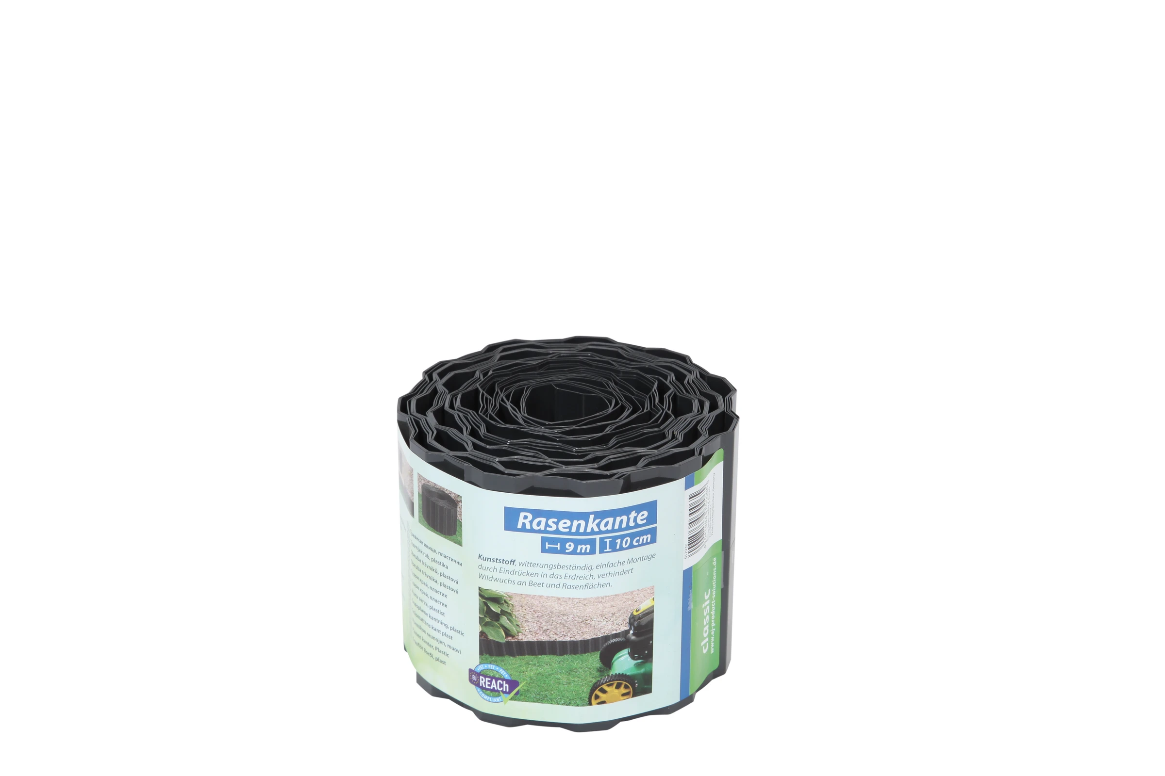 Rasenkante Kunststoff Classic L=9m, H=10cm, anthrazit