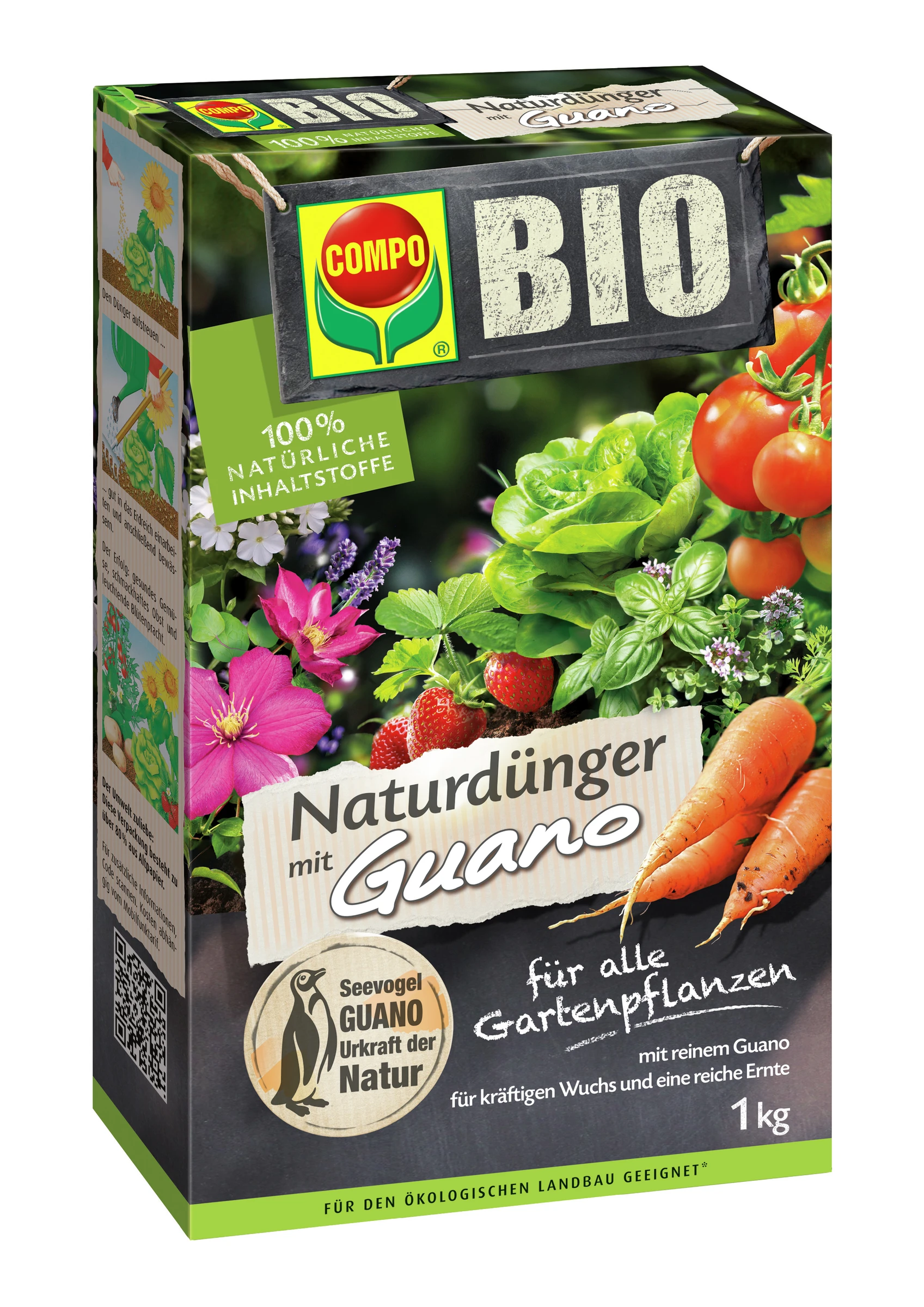 COMPO BIO NaturDünger Guano 1 kg