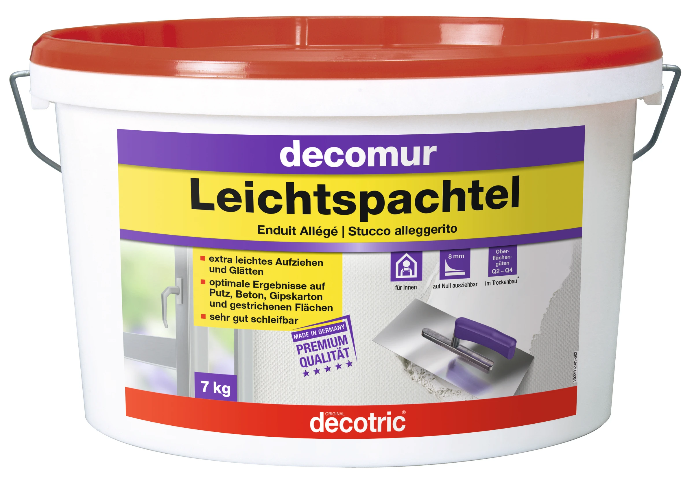 decomur Leichtspachtel 7 kg