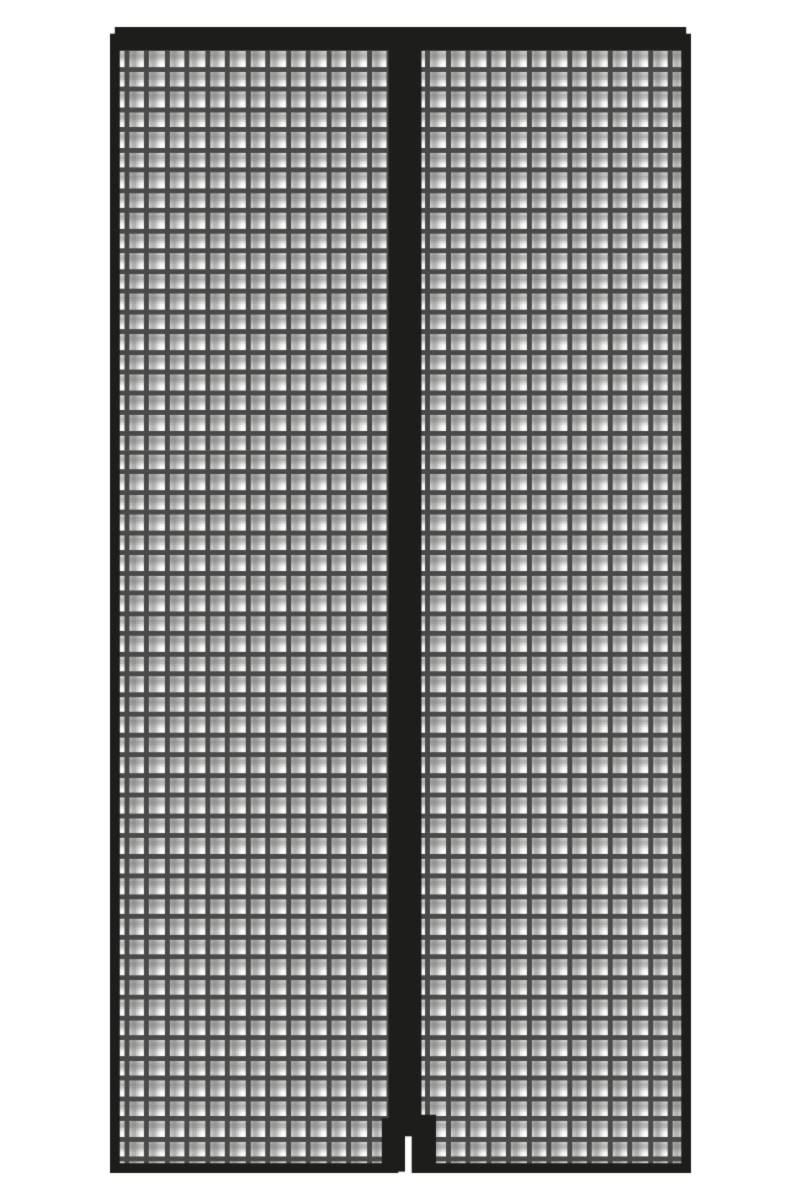 Schellenberg Insektenschutz-Magnetvorhang, 120 x 240 cm, anthrazit
