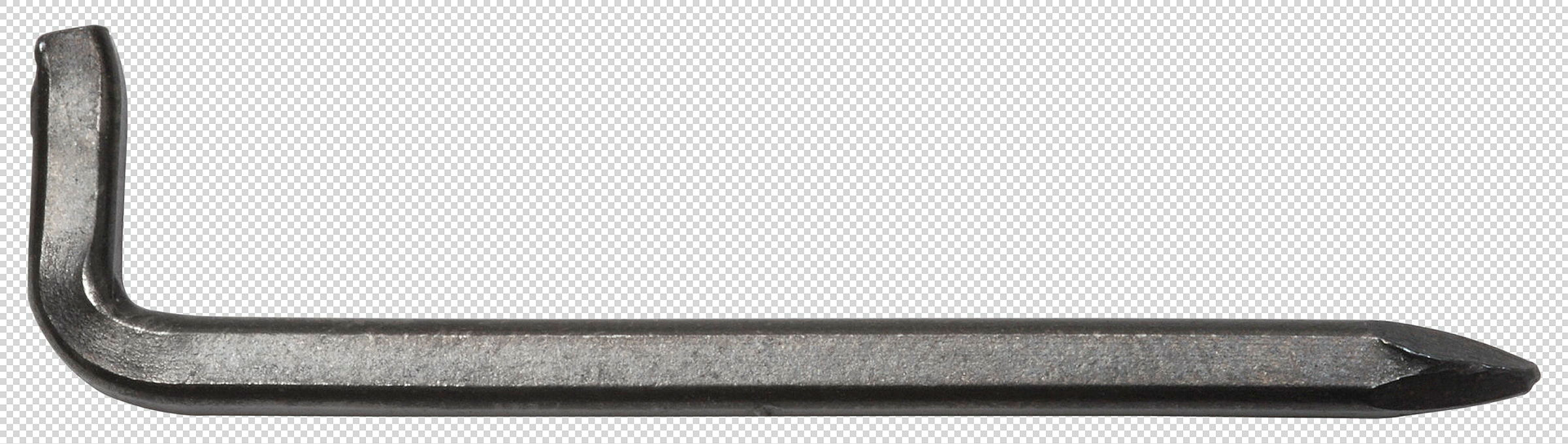 Konsolenhaken 40 mm, gebläut