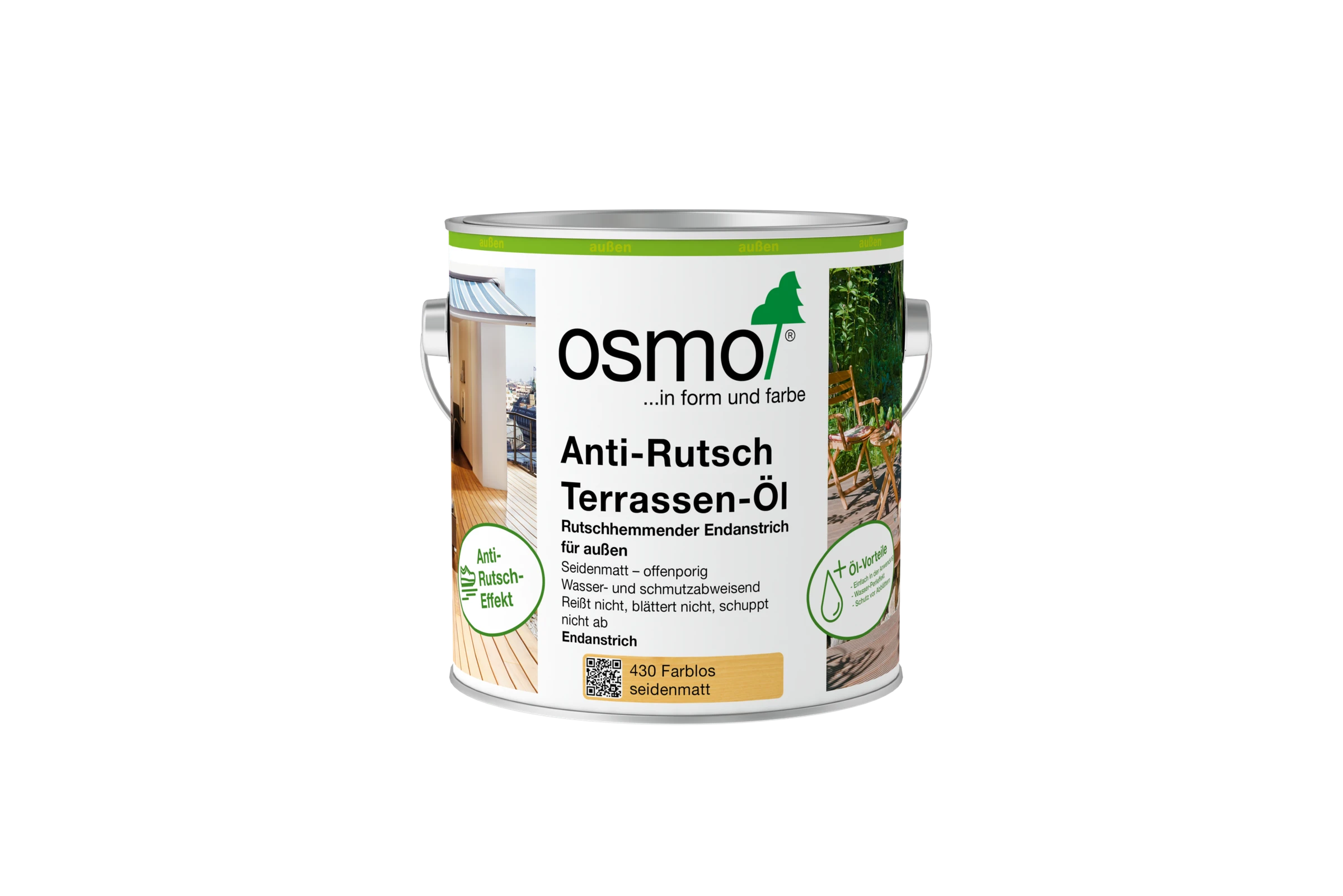 430 Anti-Rutsch Terrassen-Öl Farblos 2,5L