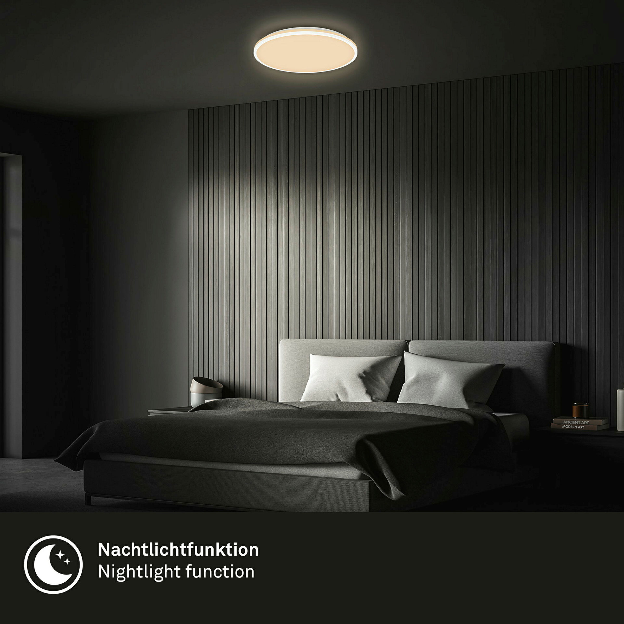 LANA CCT LED Deckenleuchte, Weiß matt, LED / 22W