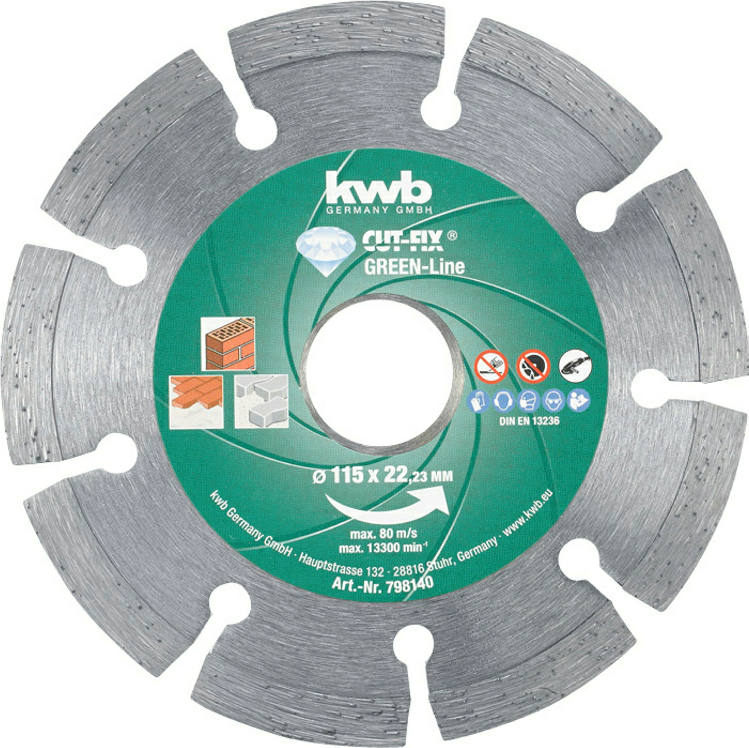 CUT-FIX® Green-Line DIAMANT Trennscheiben, ø 115 mm
