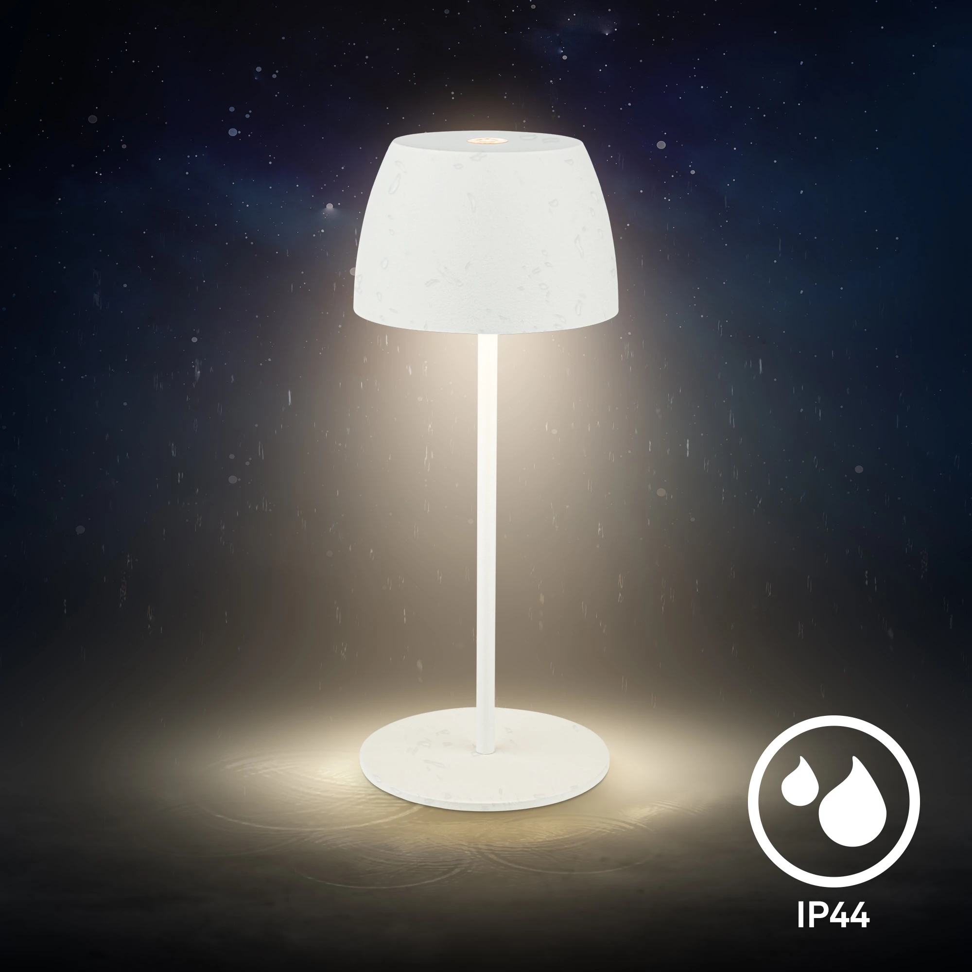 SERINA MINI Akku LED Tischleuchte - Mini; Touch, Weiß