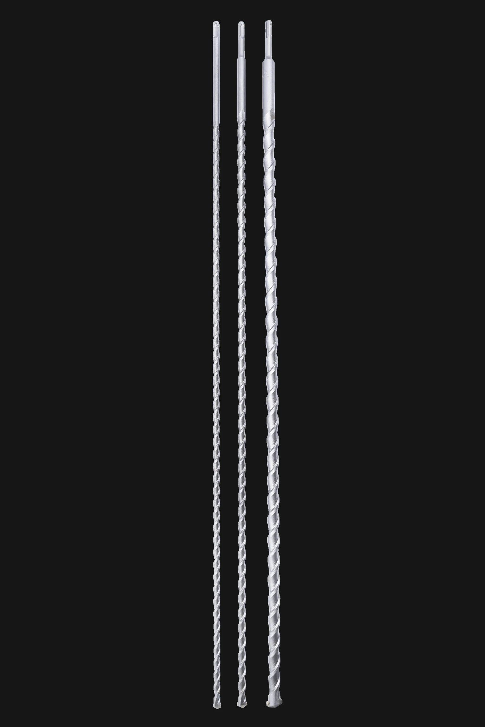 SDS Plus Hammerbohrer Set, 3-tlg., 1000 mm, Ø 12 / 16 / 24 mm