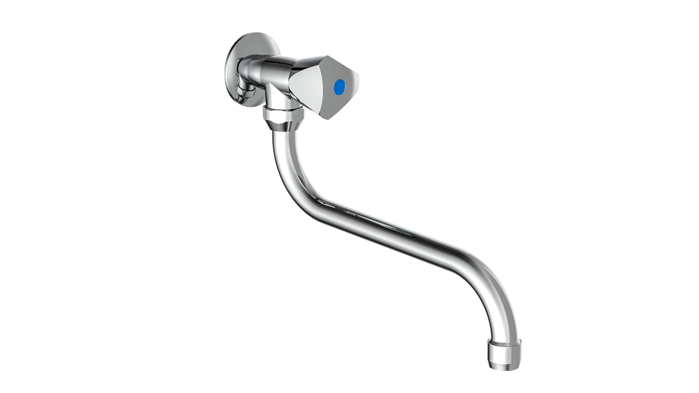 CARNEO Wand-Schwenkventil, Chrom
