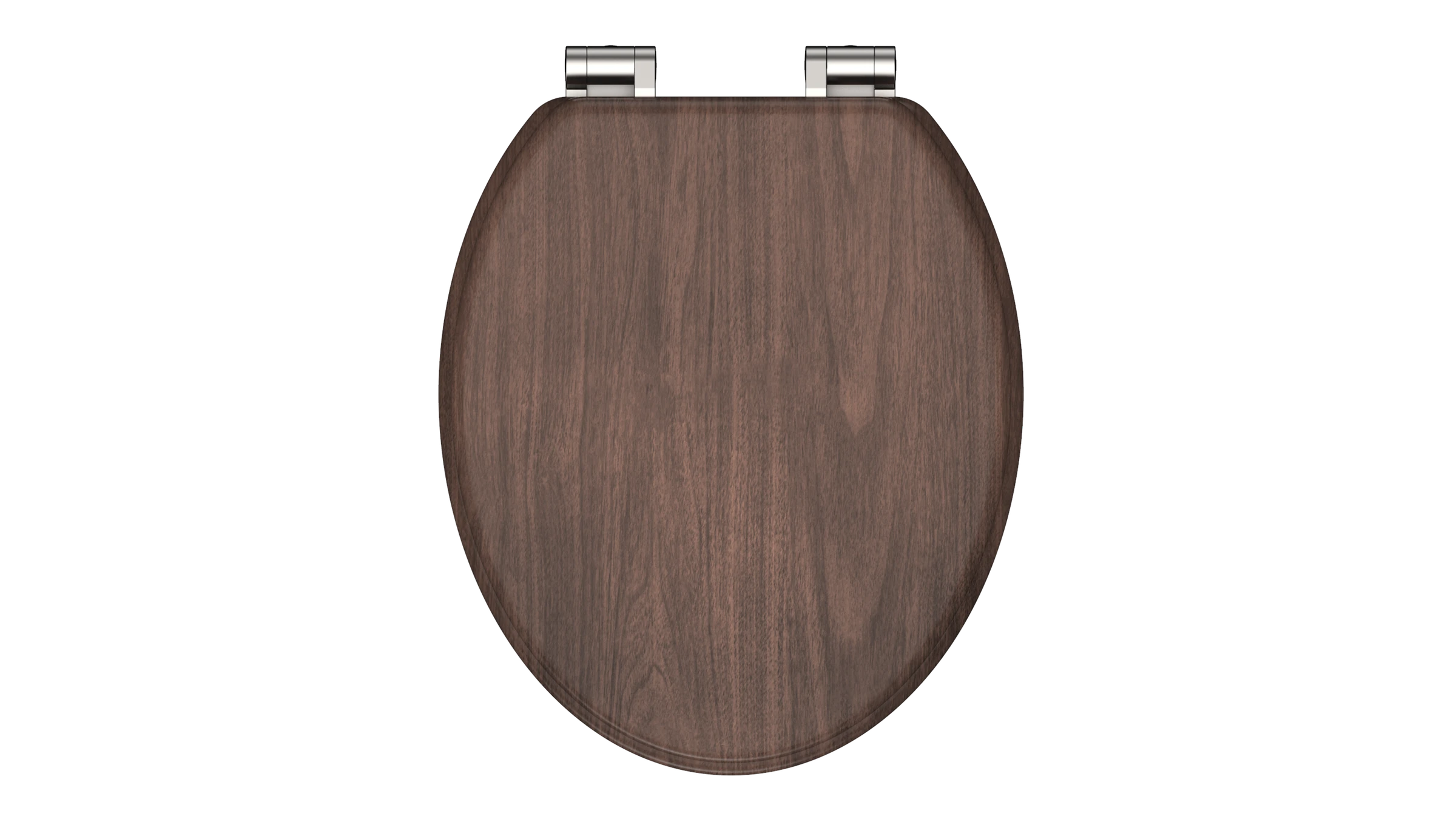 MDF WC-Sitz DARK WOOD, mit Absenkautomatik