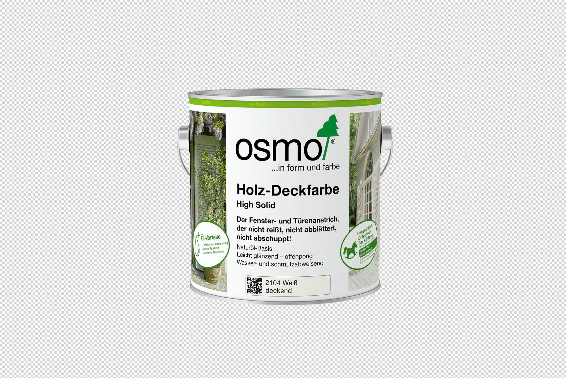 Enorme Füll- und Deckkraft