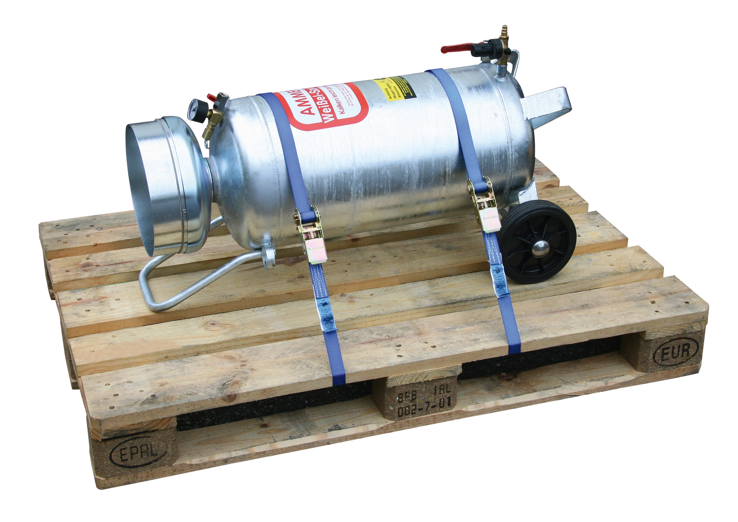 Ratschenzurrgurt eintlg., blau 25mm / 5m, Zurrkraft 800 kg