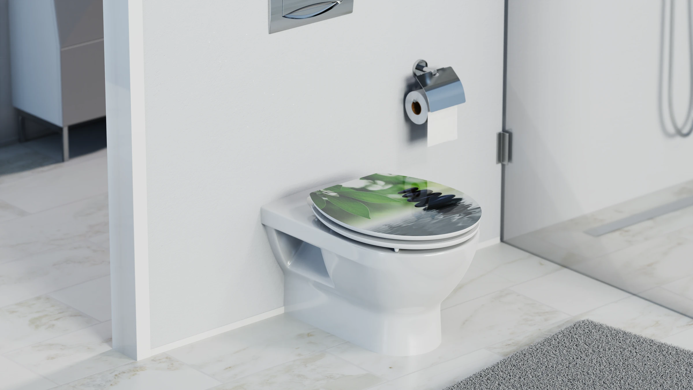 MDF HG WC-Sitz OASIS, mit Absenkautomatik