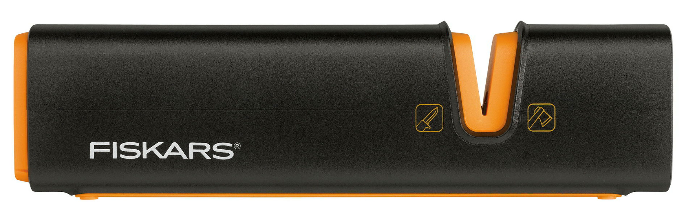 Fiskars Axt- und Messerschärfer, Xsharp, Keramik- Schleifkopf/Gehäuse