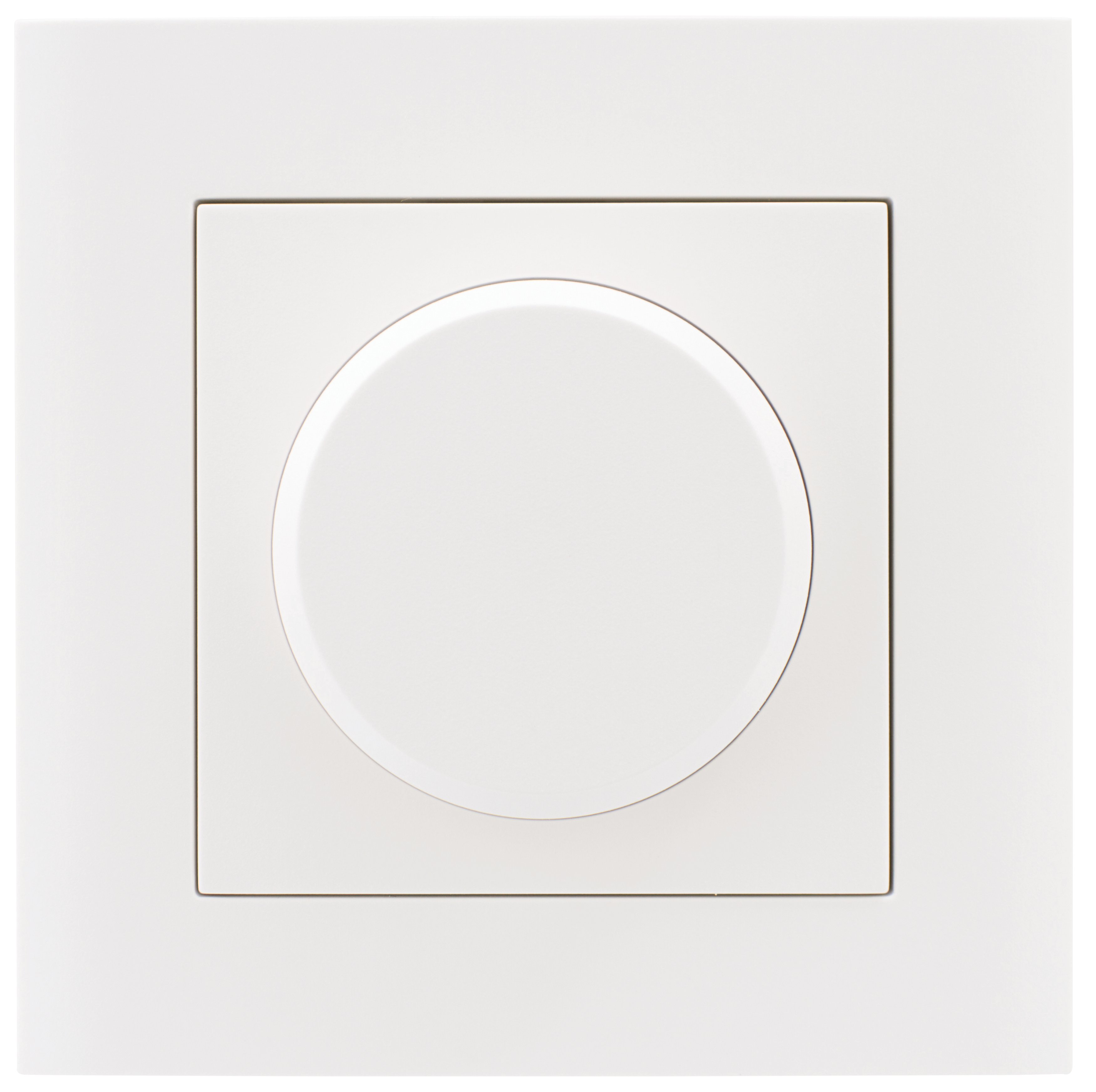 Dimmer Universal Komplettgerät Unterputz mit Rahmen weiß