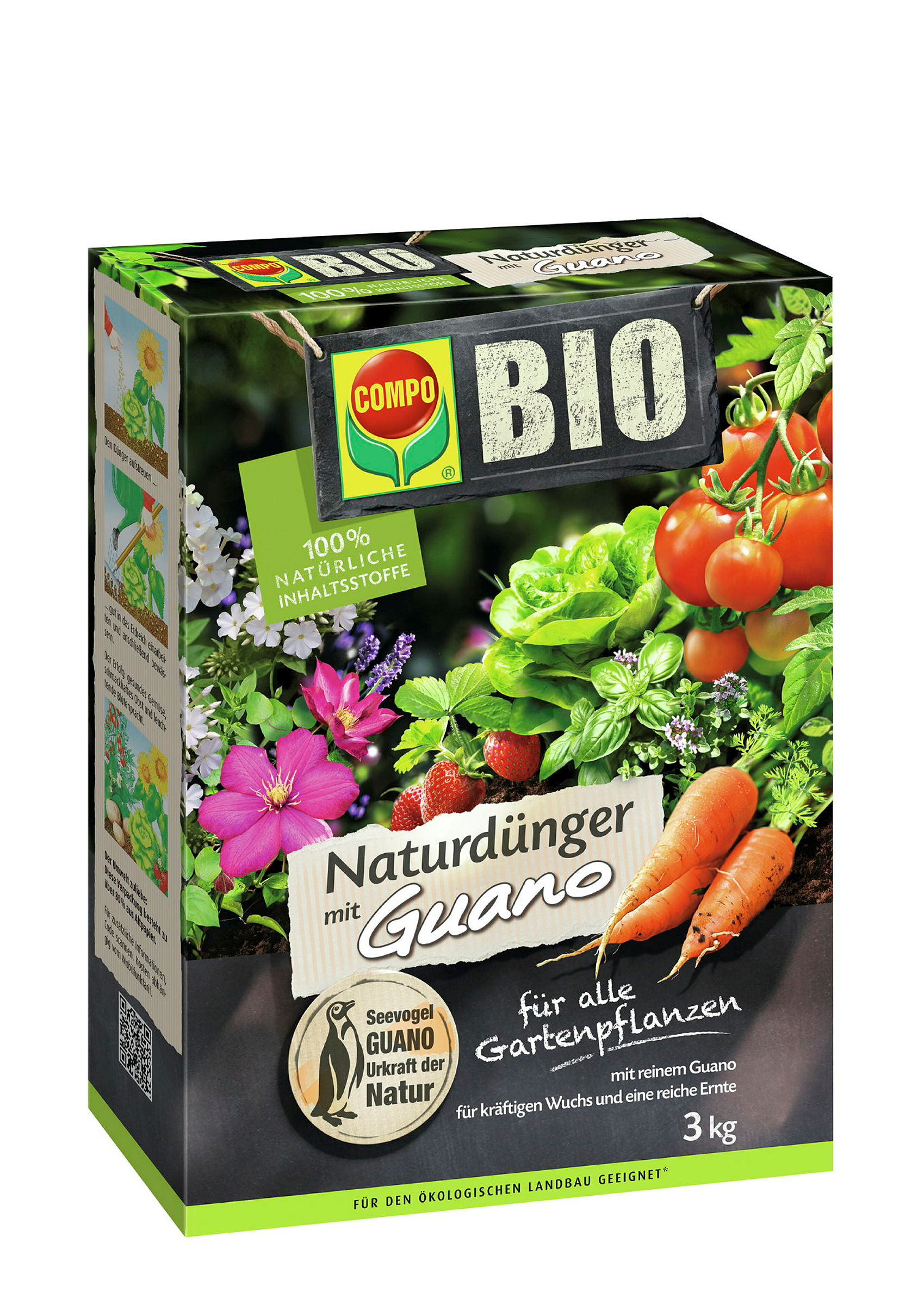 COMPO BIO NaturDünger Guano3 kg