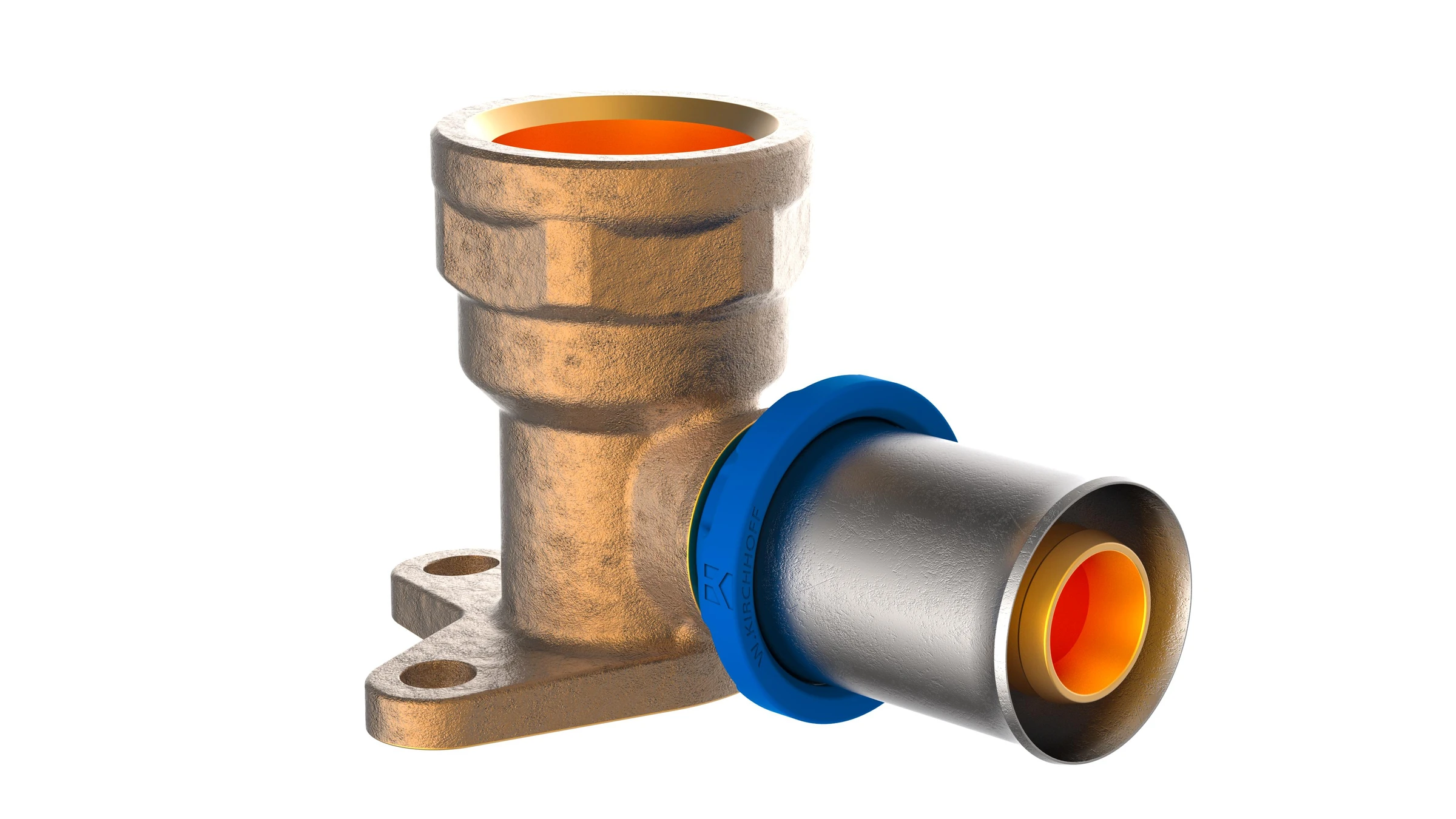 MS Wandscheibe, blank, 16 mm x 1/2''IG, Pressfitting für MSVR
