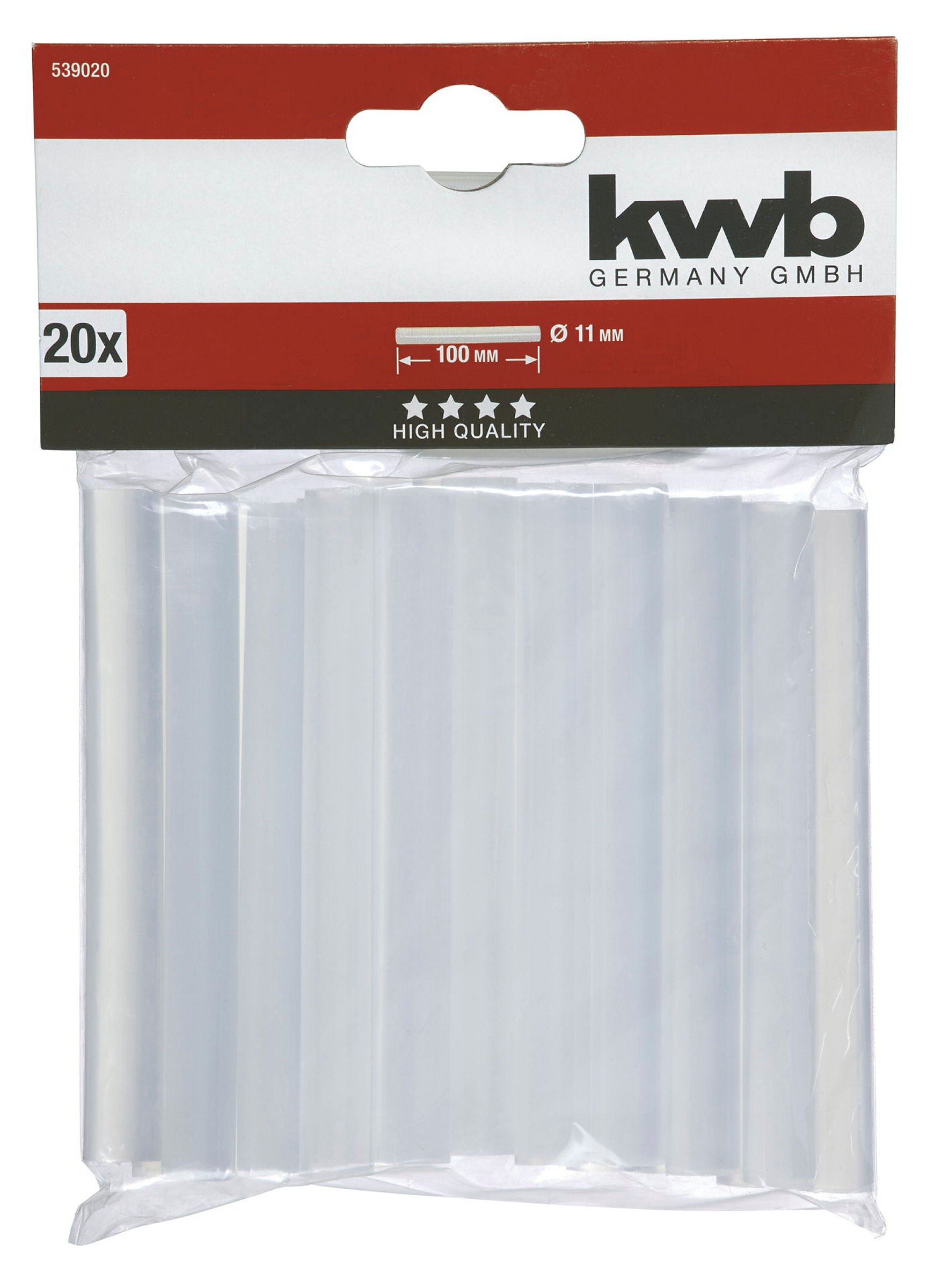 Klebesticks, ø 11 mm x 100 mm, 20 Stk.