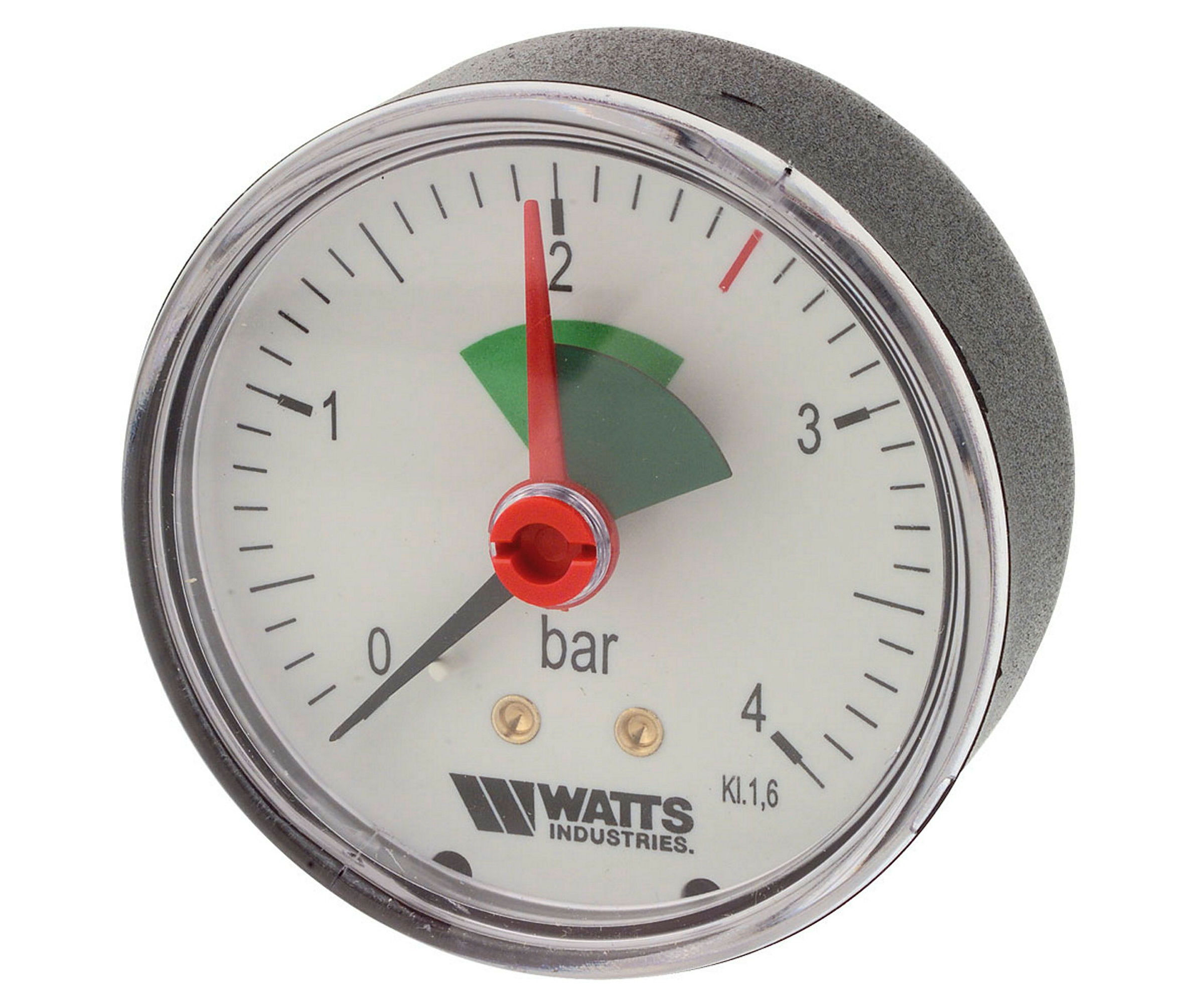 RF-Manometer, 63 mm, 1/4''AG, 0 - 4 bar, Anschluss hinten