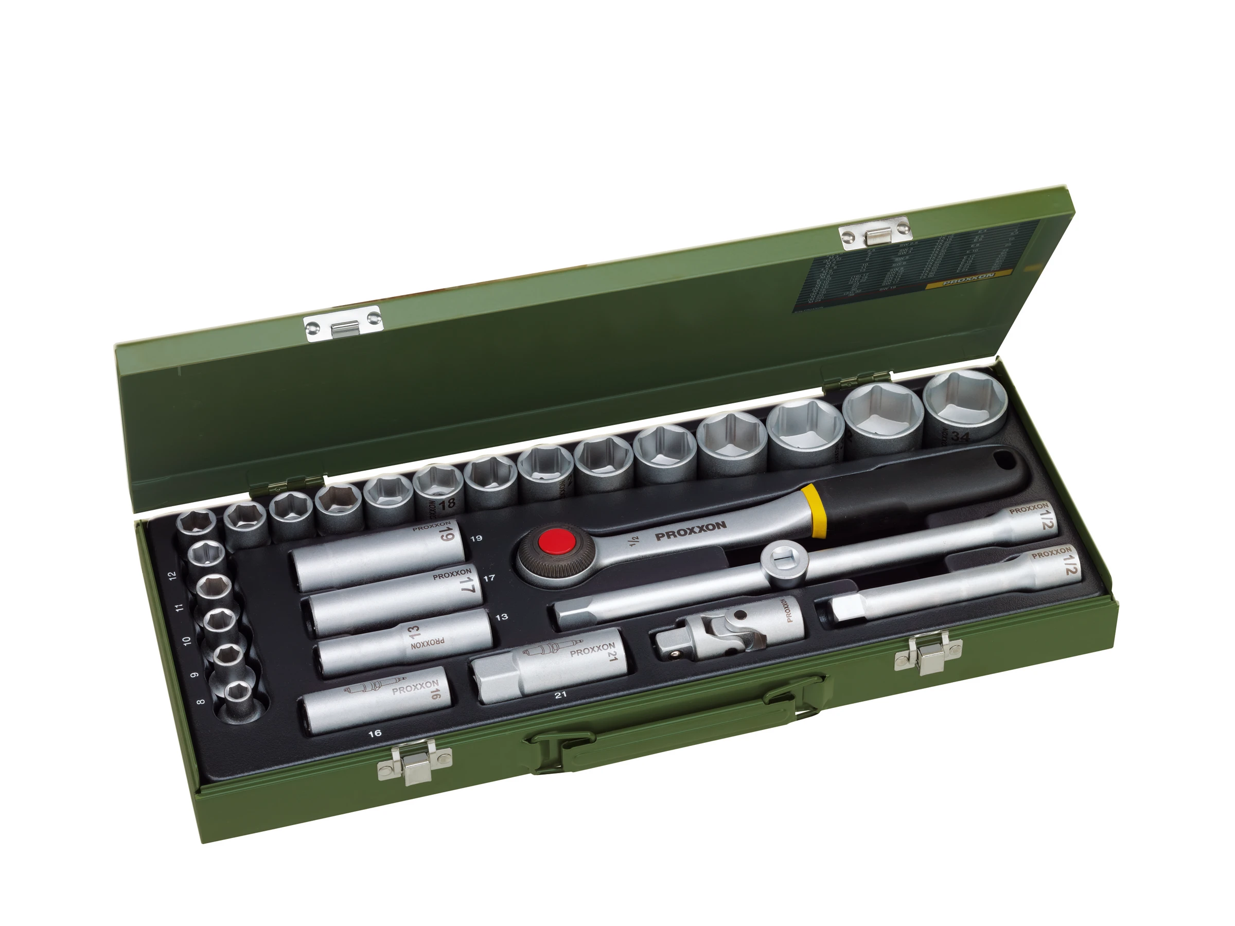 PROXXON-Steckschlüsselsatz 1/2'' (29-teilig)