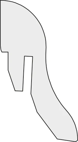 Sockelleiste 22x40x2400 mm