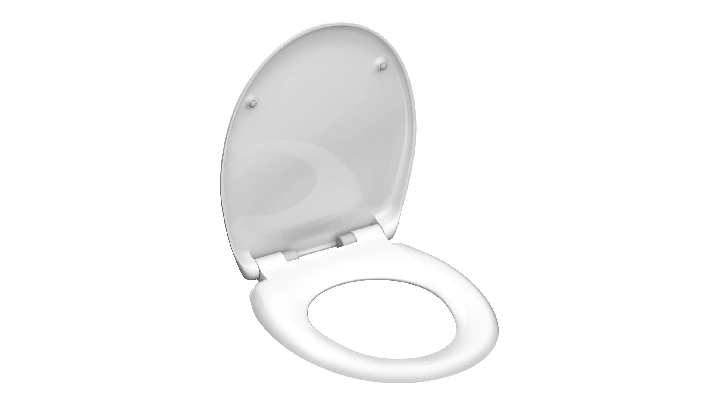 Duroplast WC-Sitz WHITE, mit Absenkautomatik und Schnellverschluss