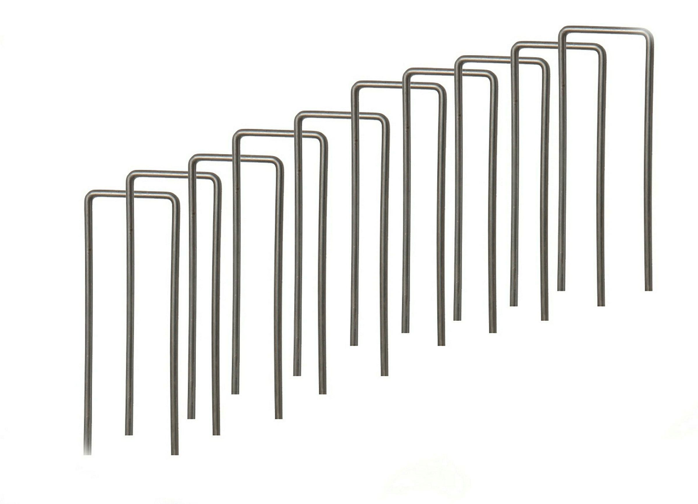 Befestigungserdbügel Classic, Maße: 10 x 3 cm, Edelstahl, 10 Stück