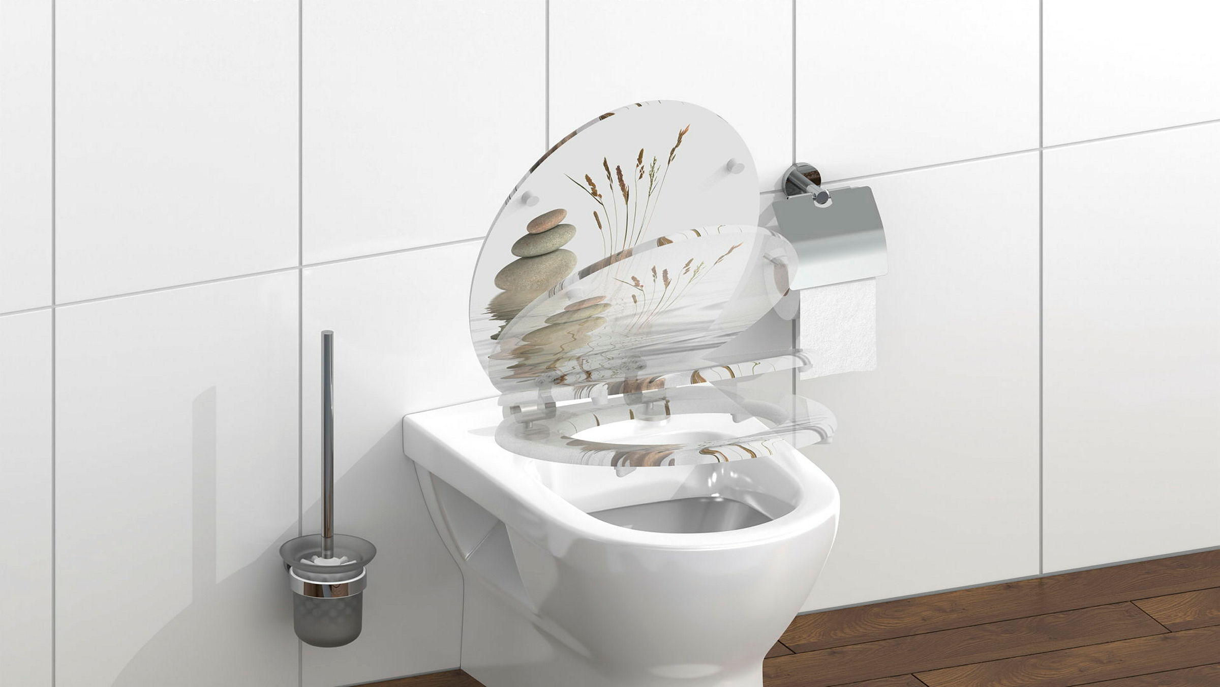 MDF WC-Sitz BALANCE, mit Absenkautomatik