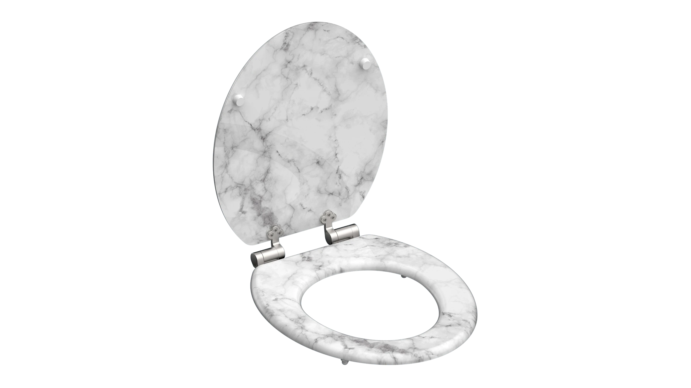 MDF WC-Sitz MARMOR STONE, mit Absenkautomatik