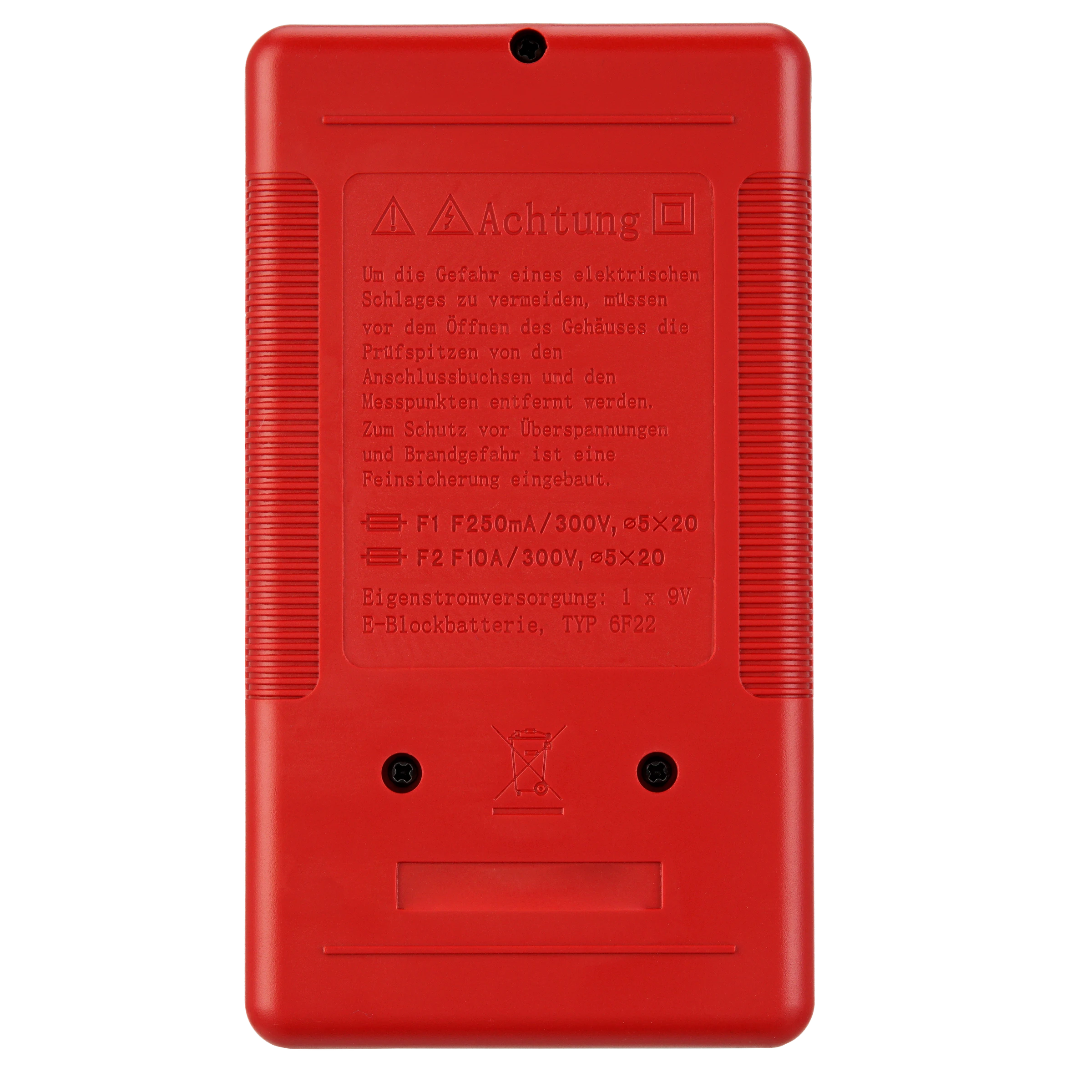 Vielfachmessgerät digital Basic schwarz/rot