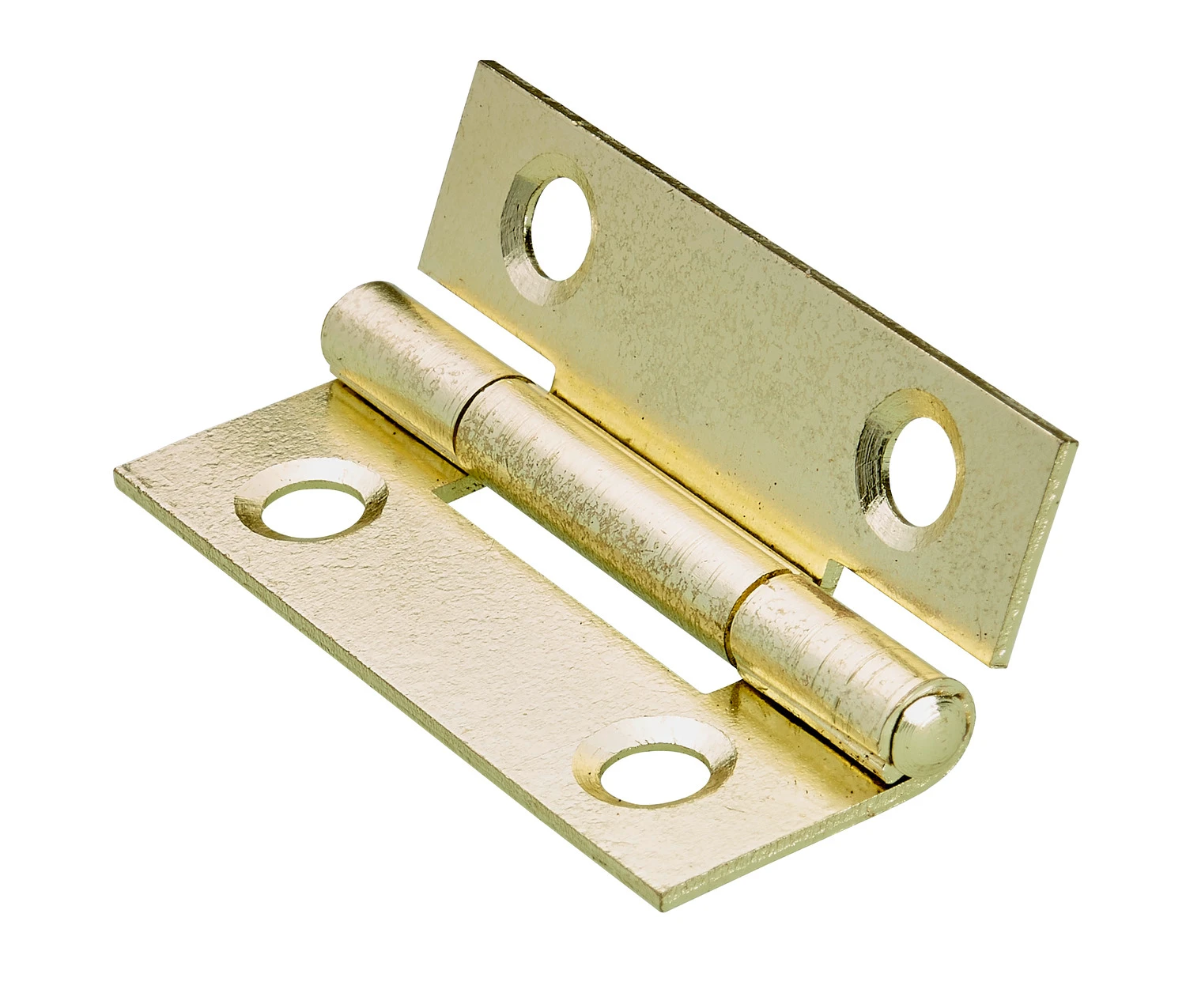 Scharnier 40x25mm Stahl vermessingt, 4 Stück
