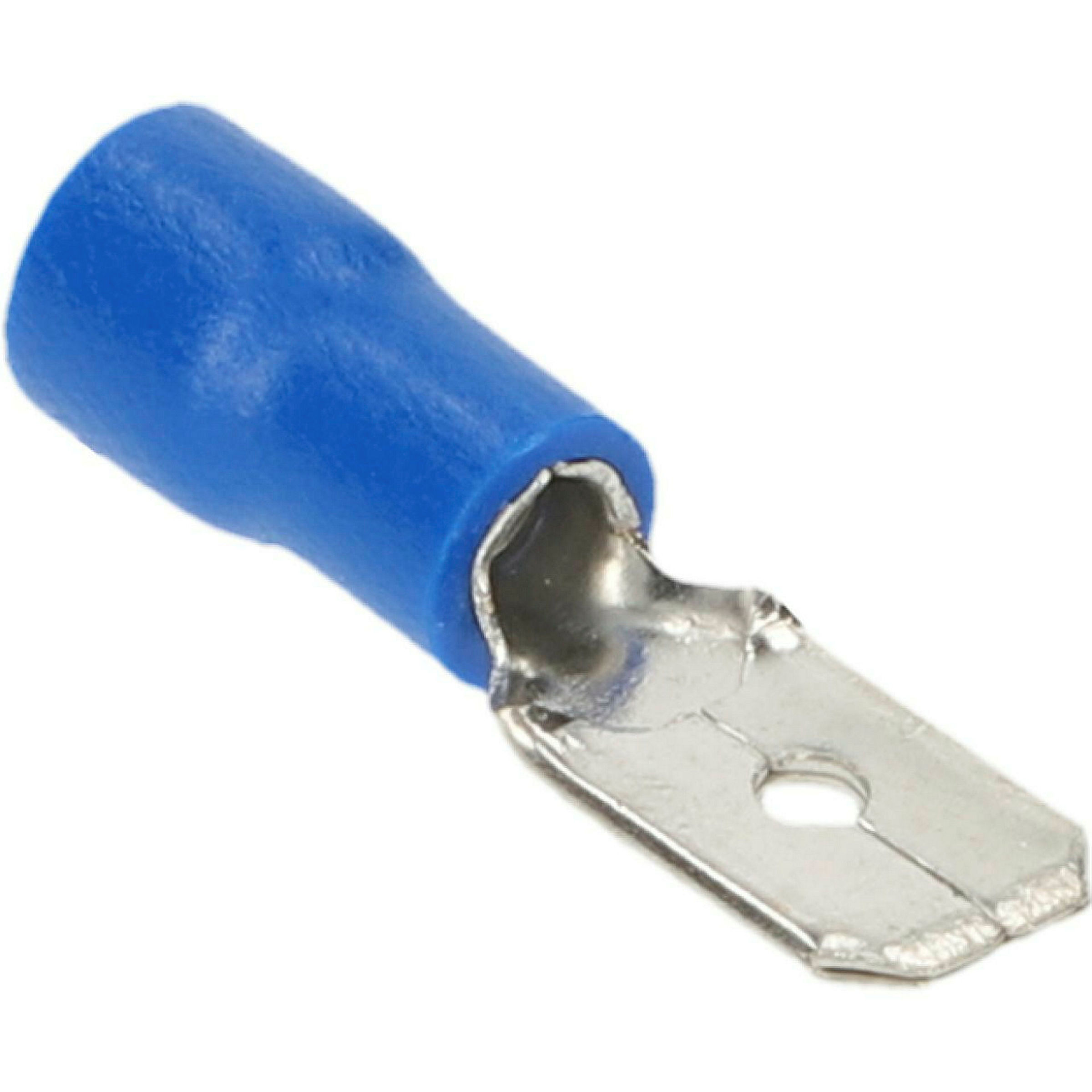 Flachsteckzungen bl 6,3mm 20x