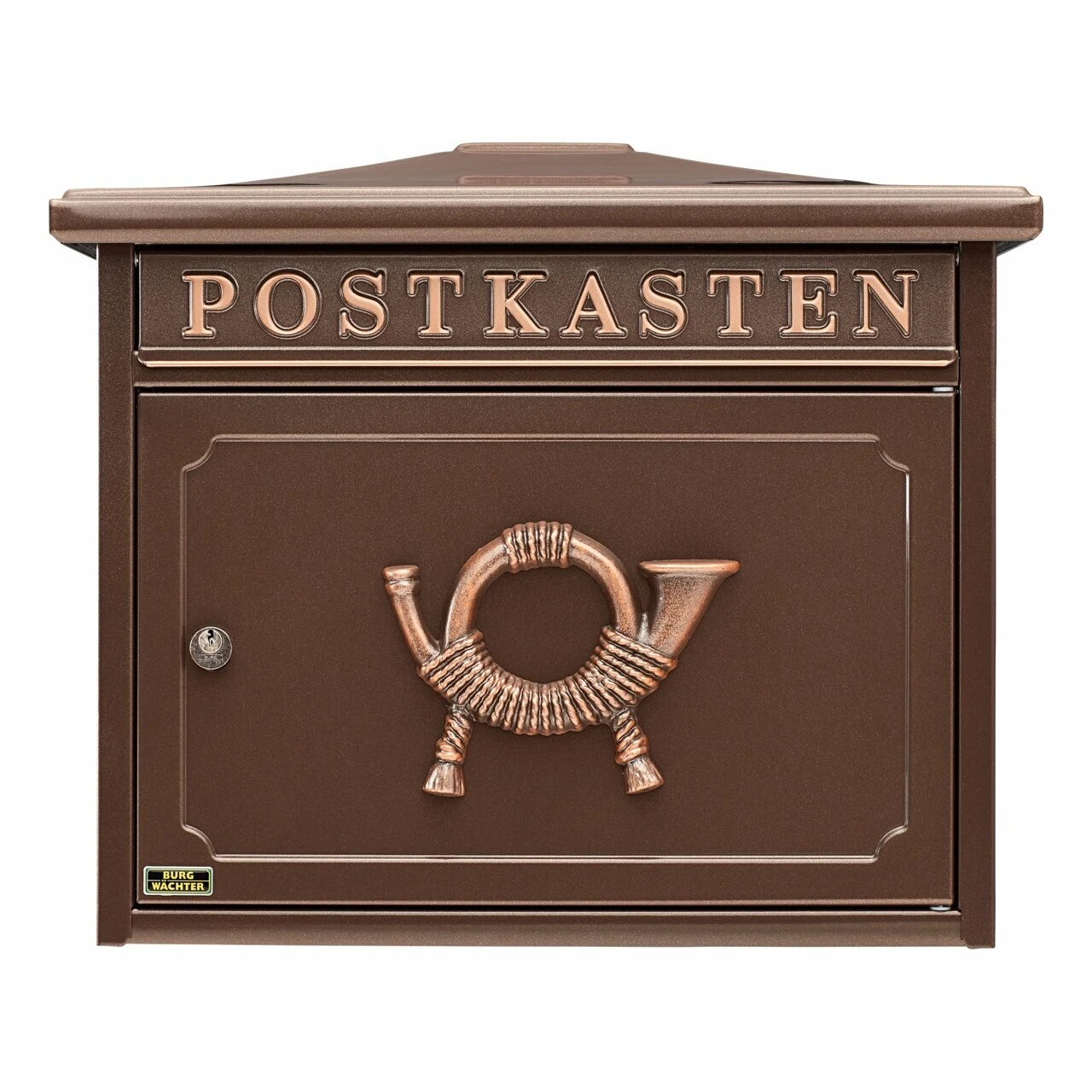 Briefkasten Stahl-lackiert Sylt 1883K kupfer-metallic