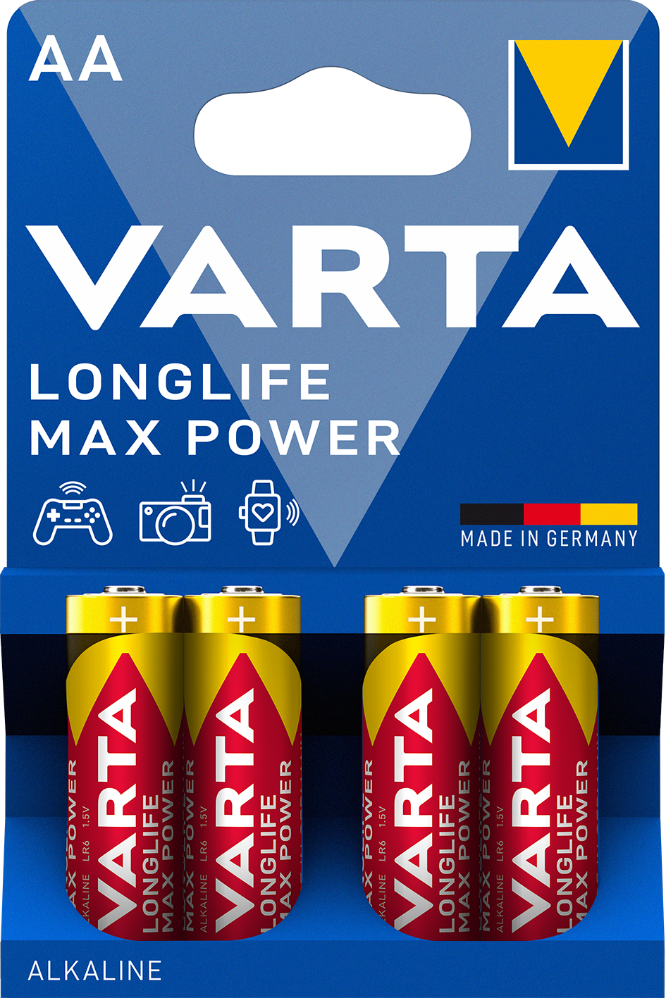 VARTA LONGLIFE MAX POWER AA BLI 4