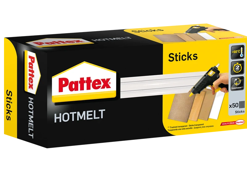 PATTEX Hot Sticks transparent-hochfest 1000 g