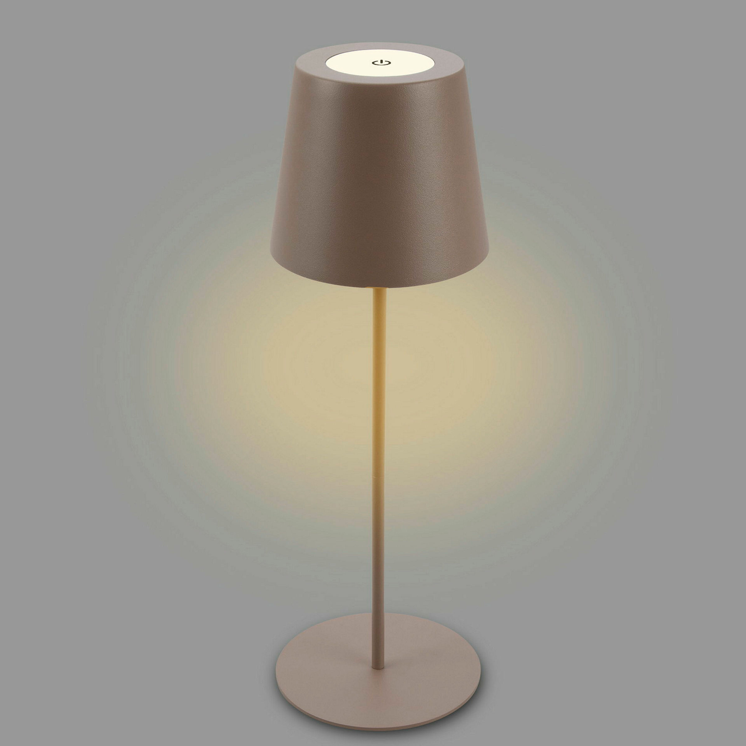 KIKI LED Akku Tischleuchte, IP44, 2,5W, Umbrasand