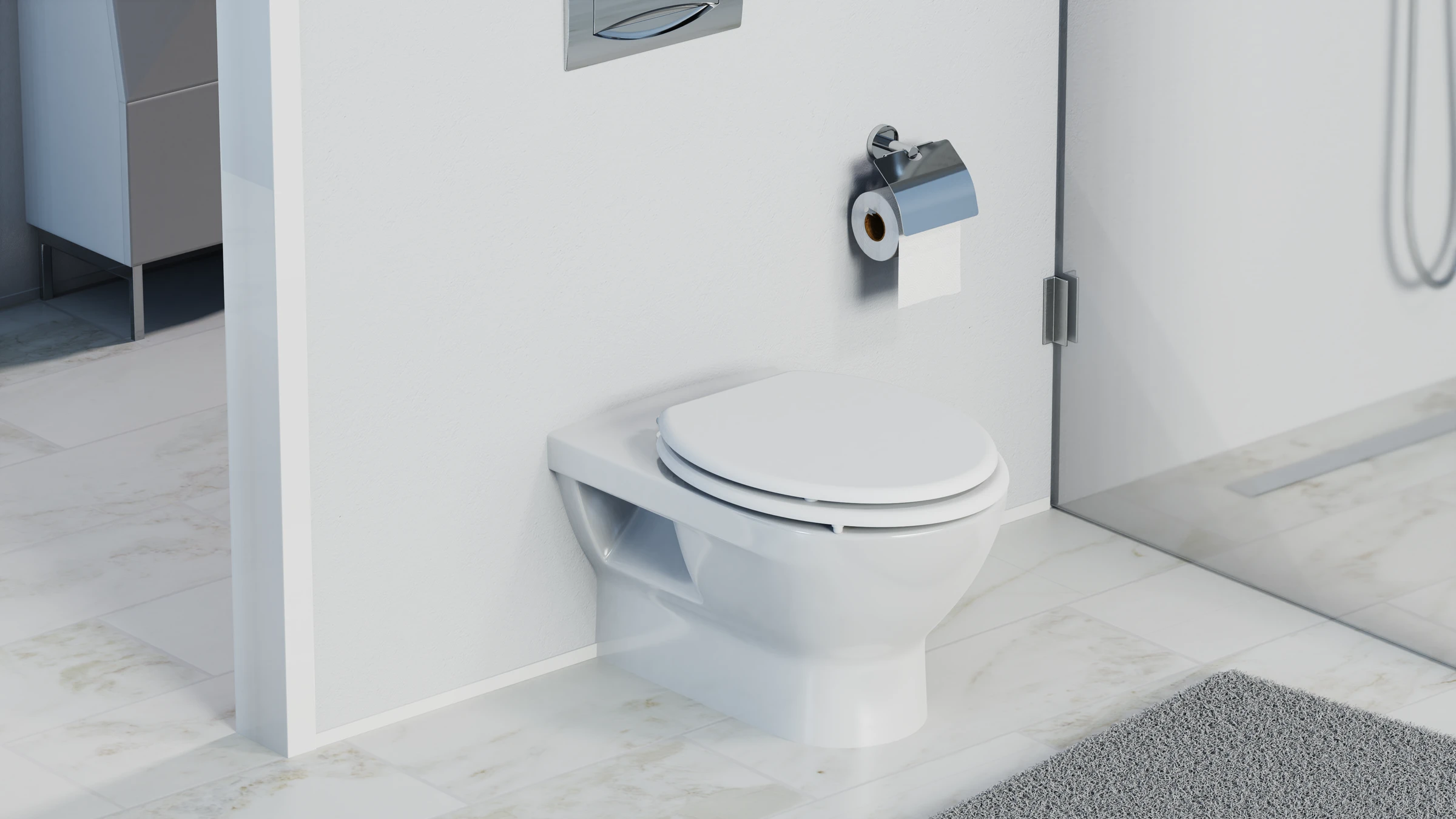 Holzkern WC-Sitz WHITE