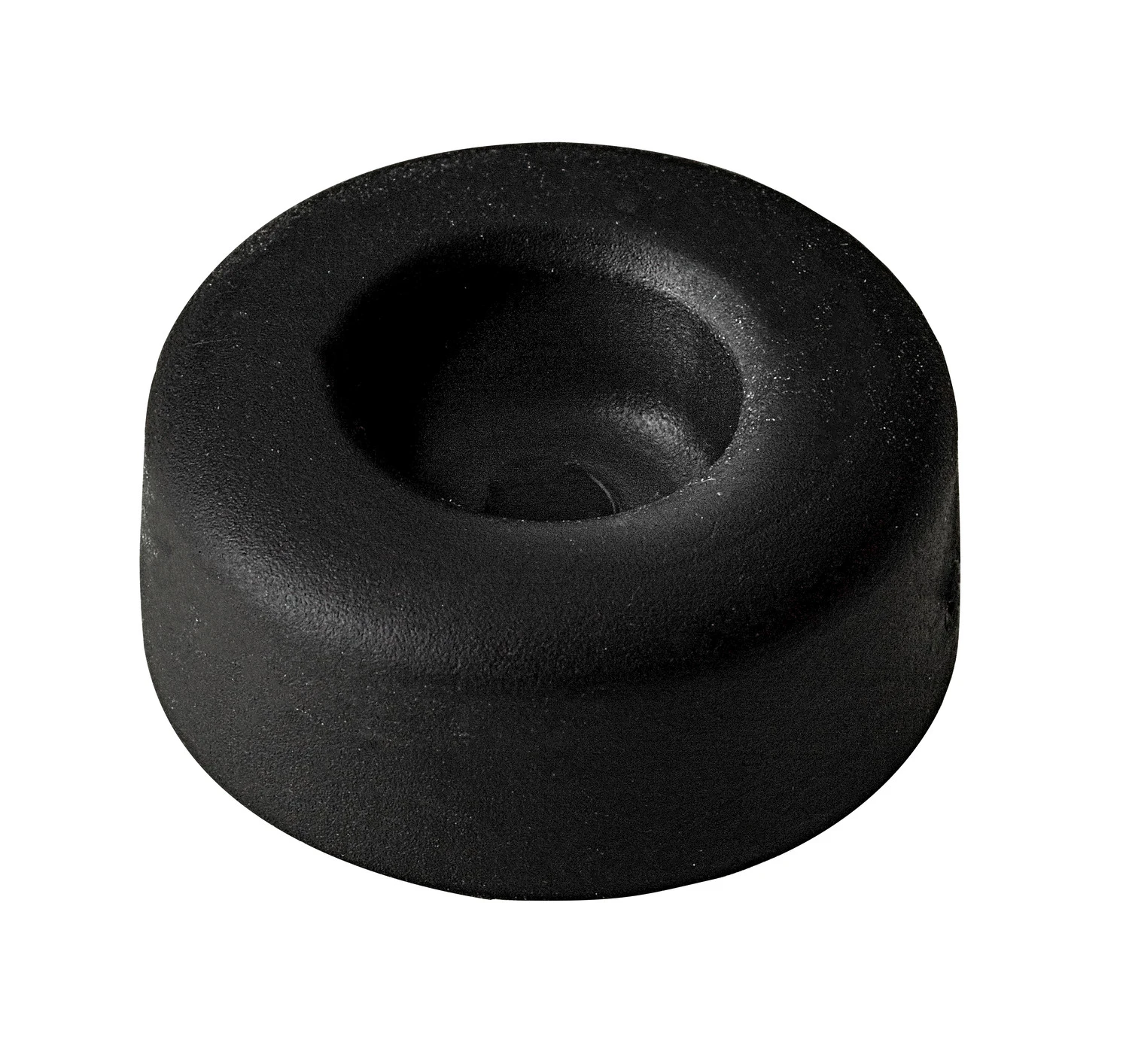 Universalpuffer D22x10mm schwarz, 8 Stück